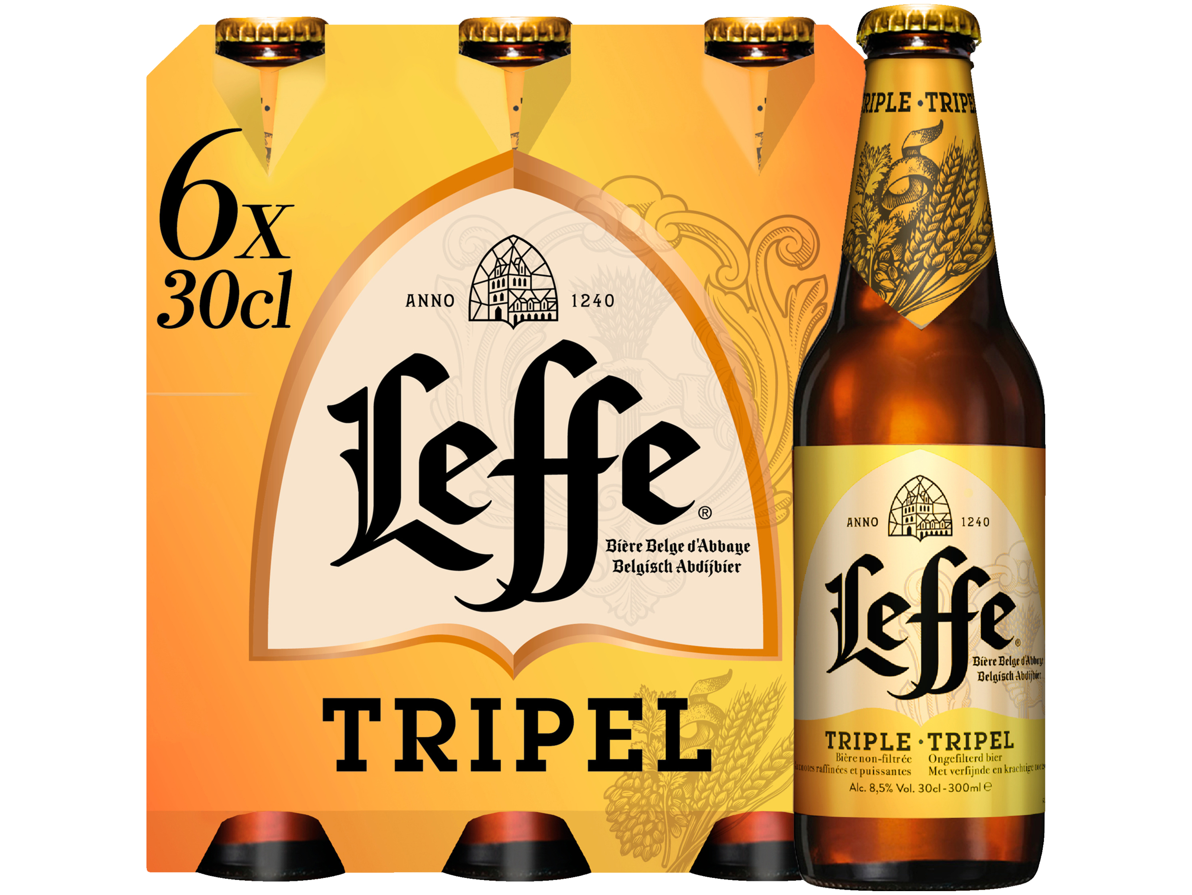 Tripel Belgisch Abdijbier Fles 6-pack
