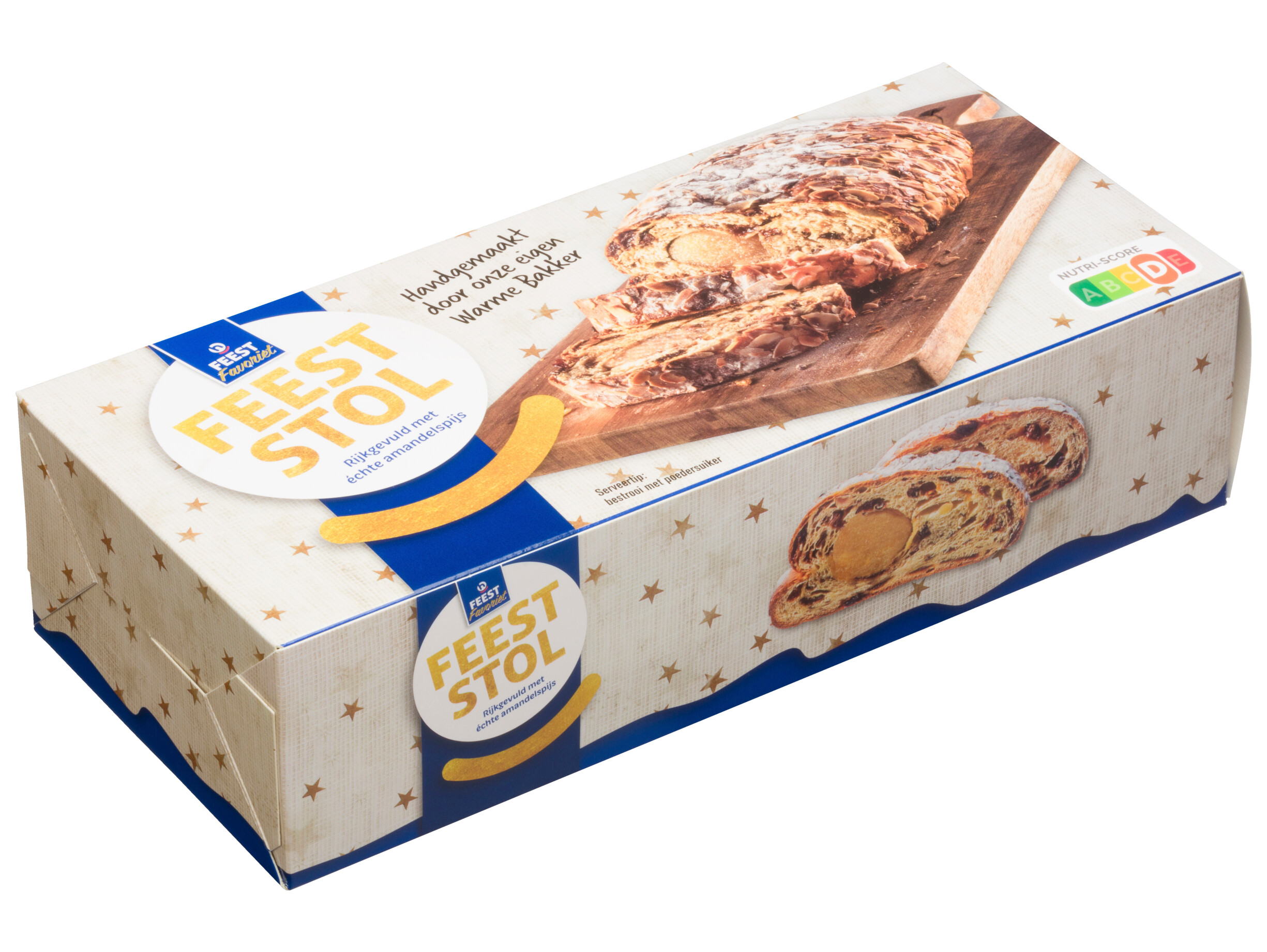 Luxe vruchtenstol met amandelspijs