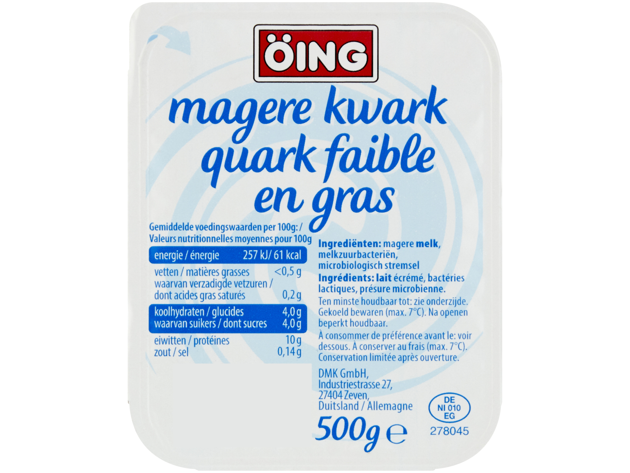 Magere kwark naturel