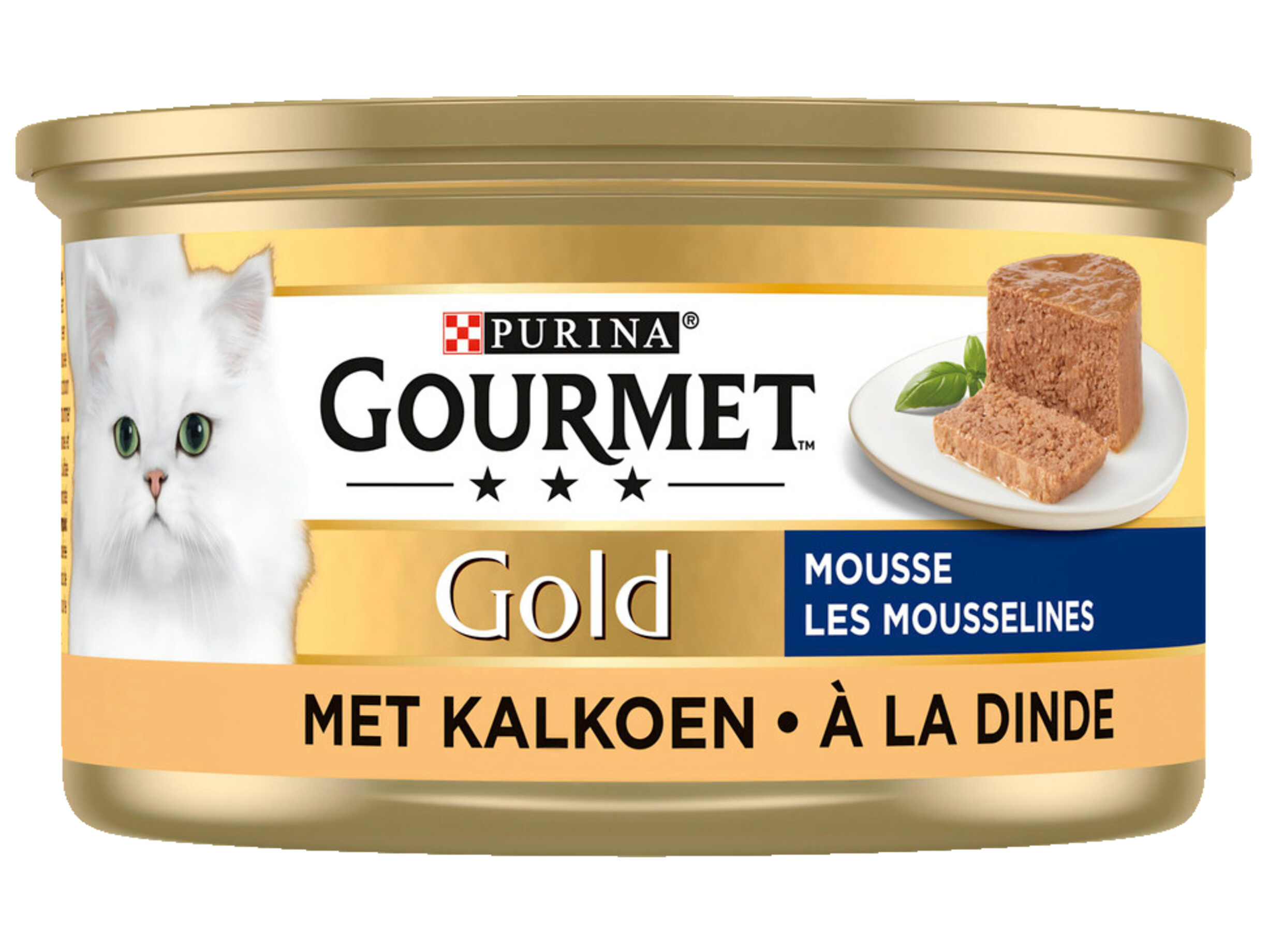 Gold mousse met kalkoen