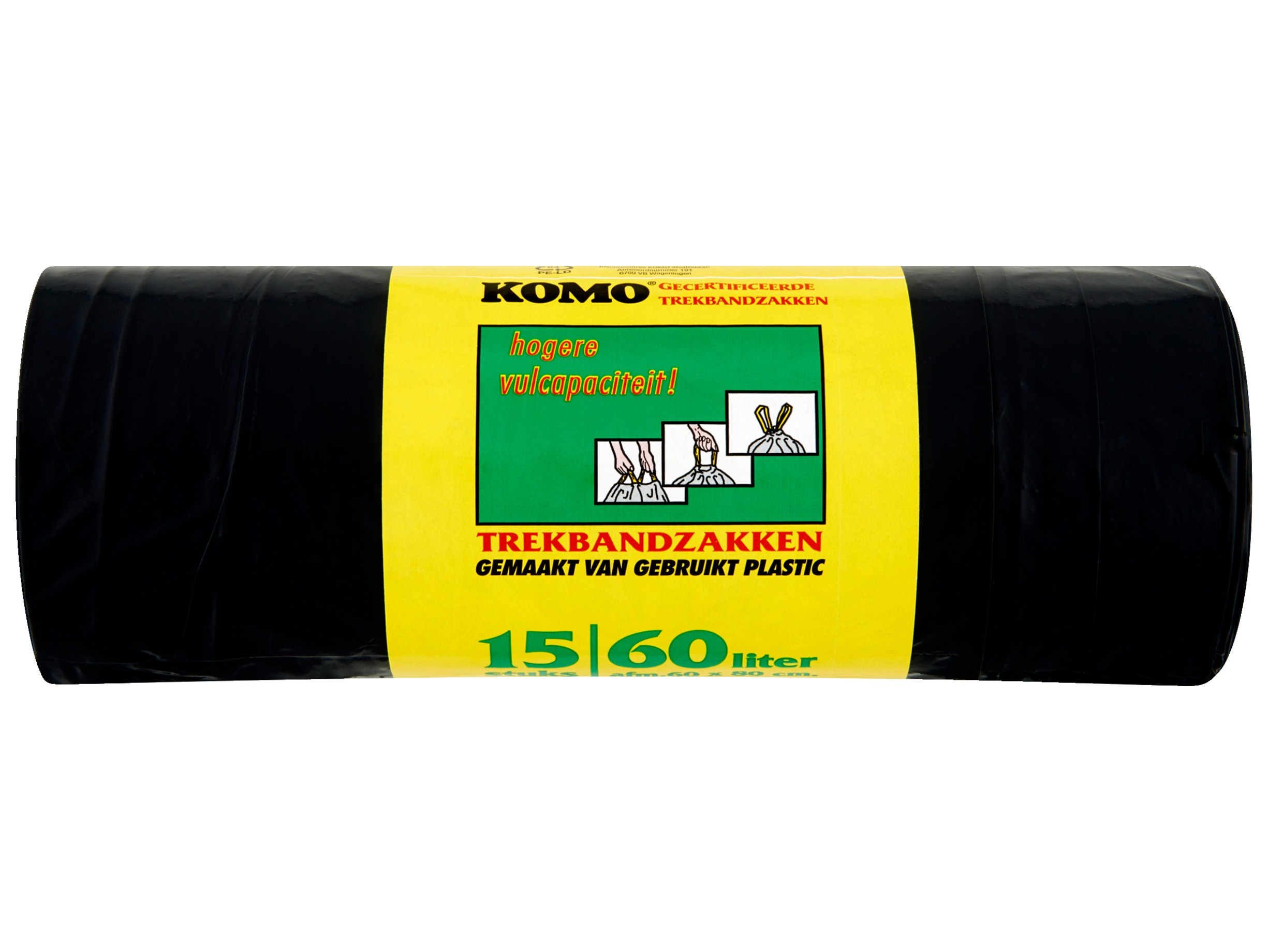 Trekbandzakken 60 liter