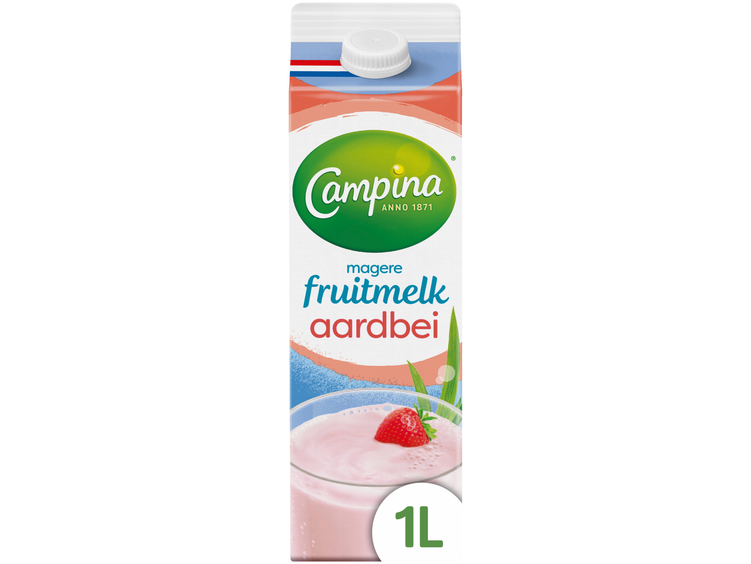 melk fruit aardbei