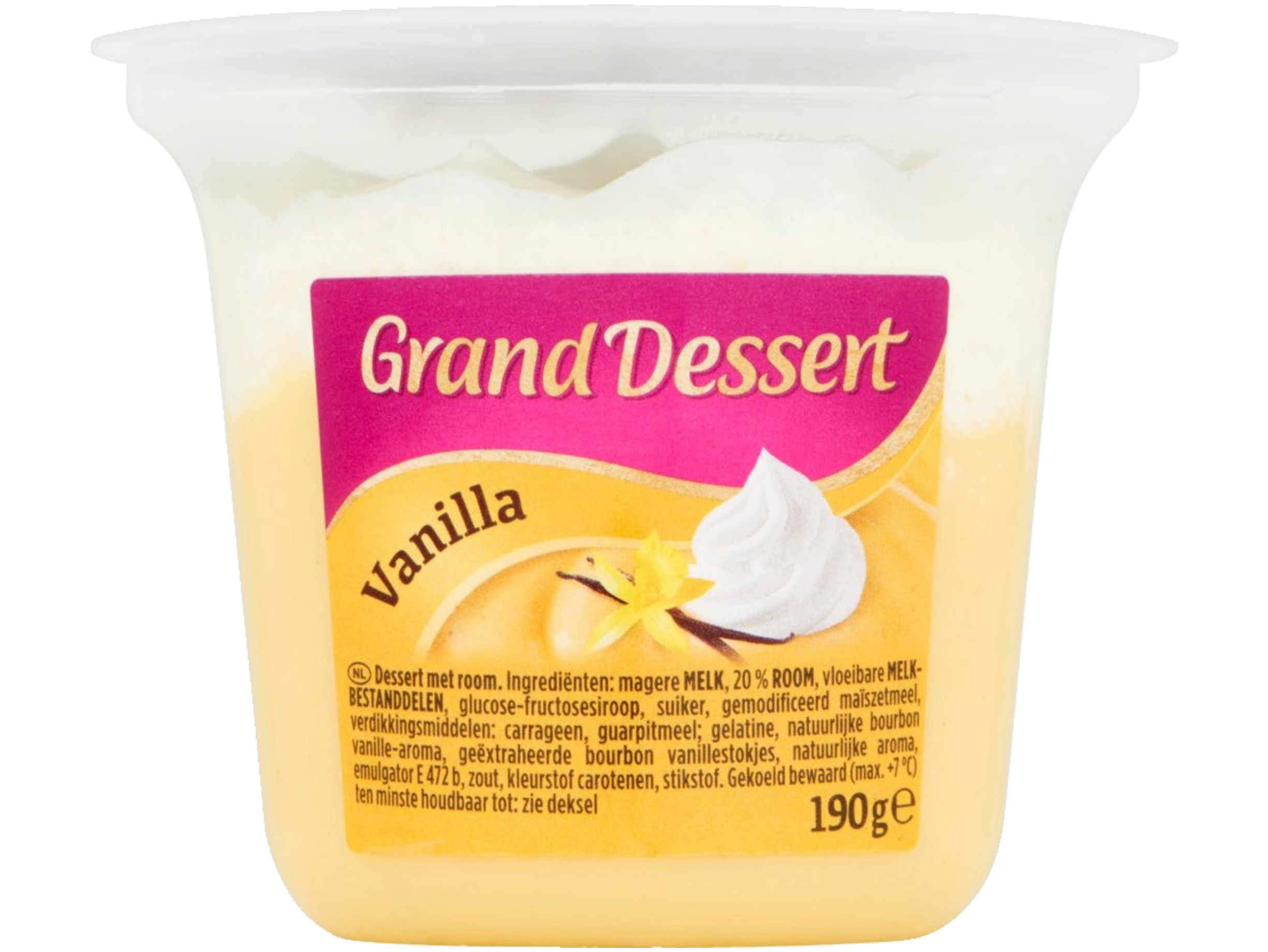 Grand dessert vanille