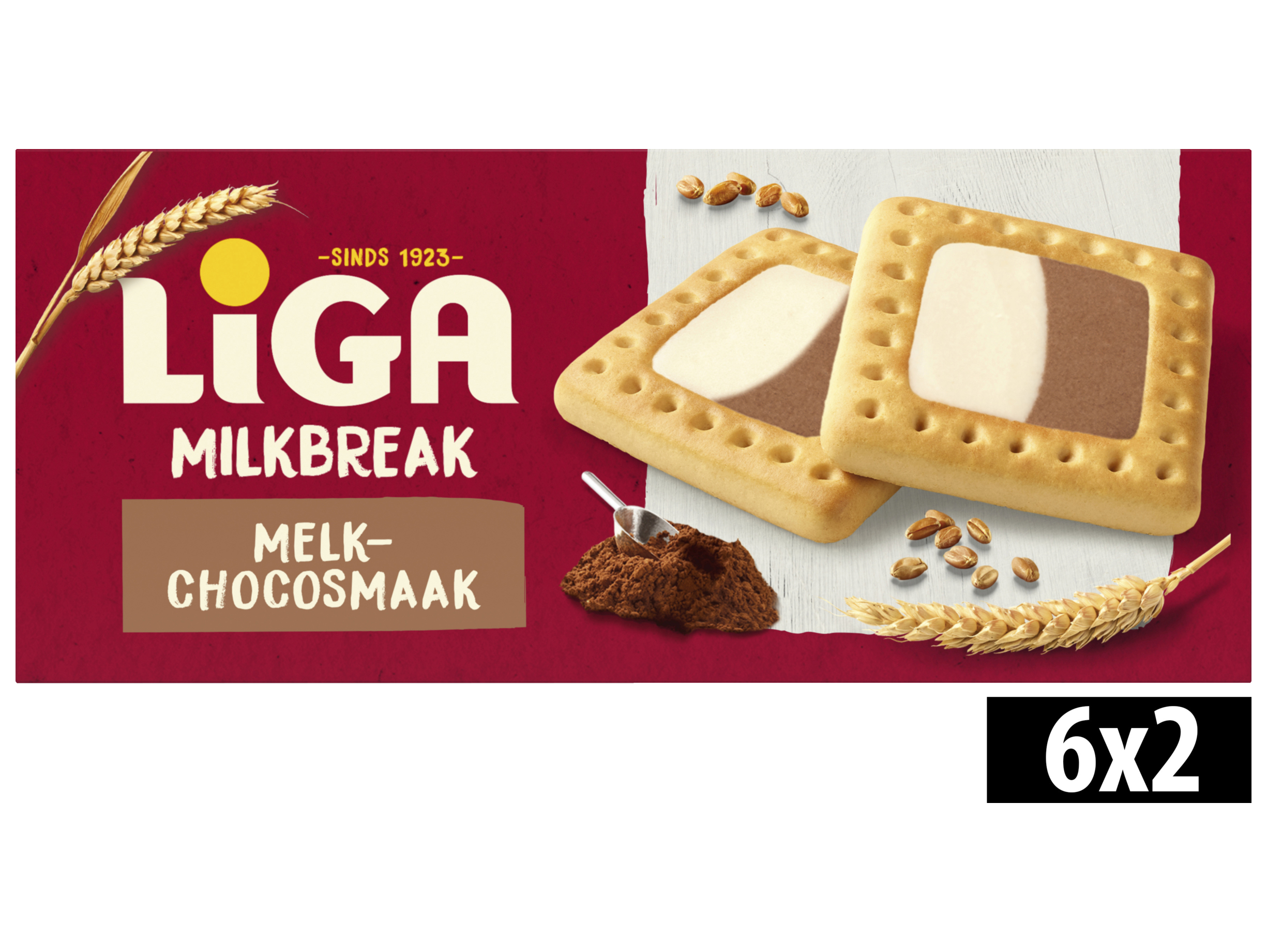 Milkbreak koeken duo melk chocolade biscuits