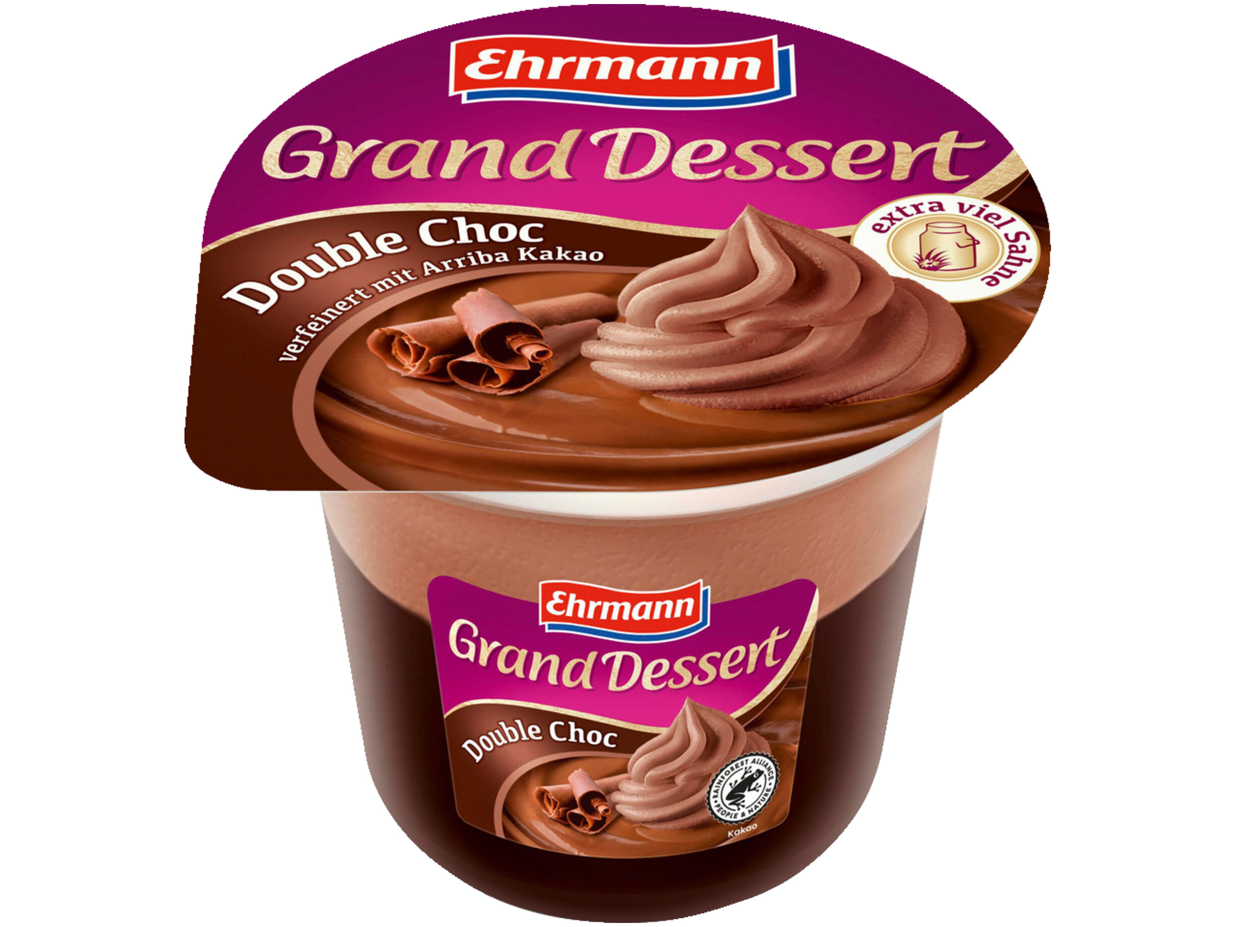 Grand dessert double chocolade