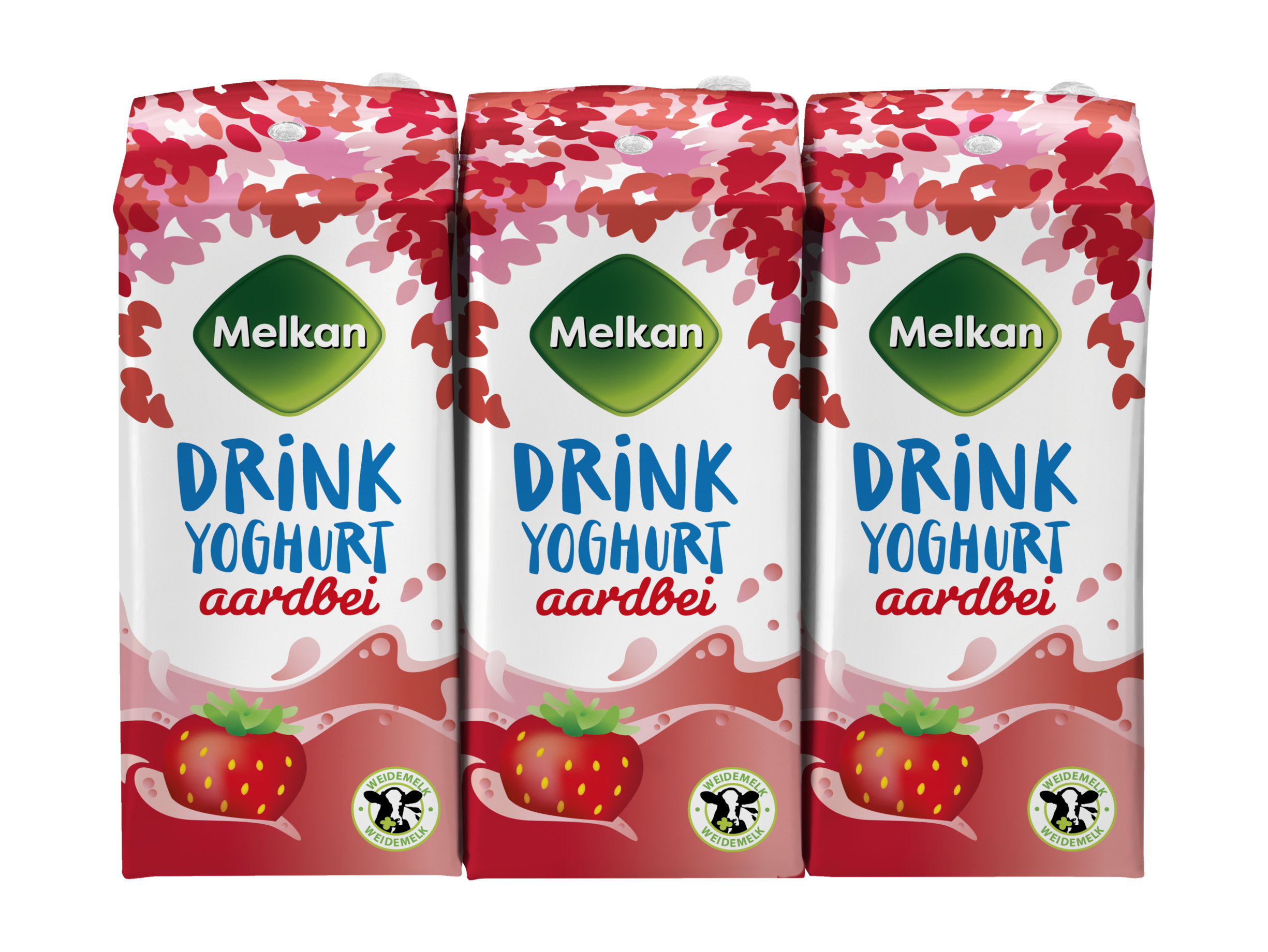 Aardbei yoghurtdrink 6-pak