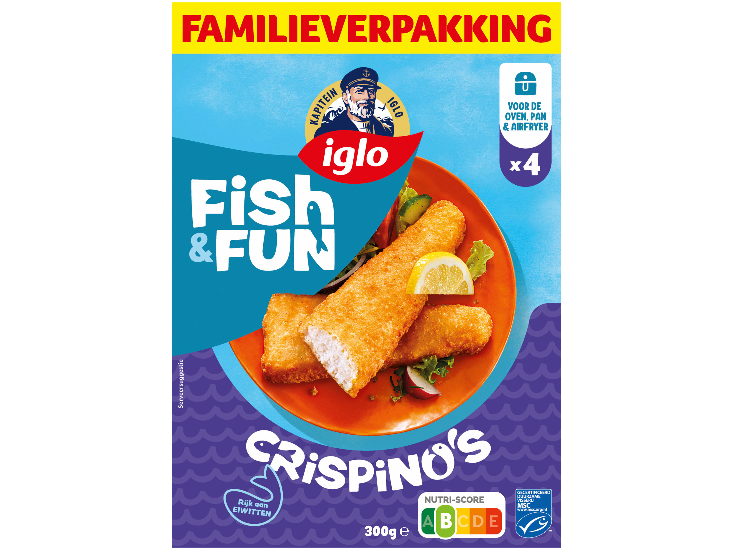 Fish & Fun Crispino's familieverpakking