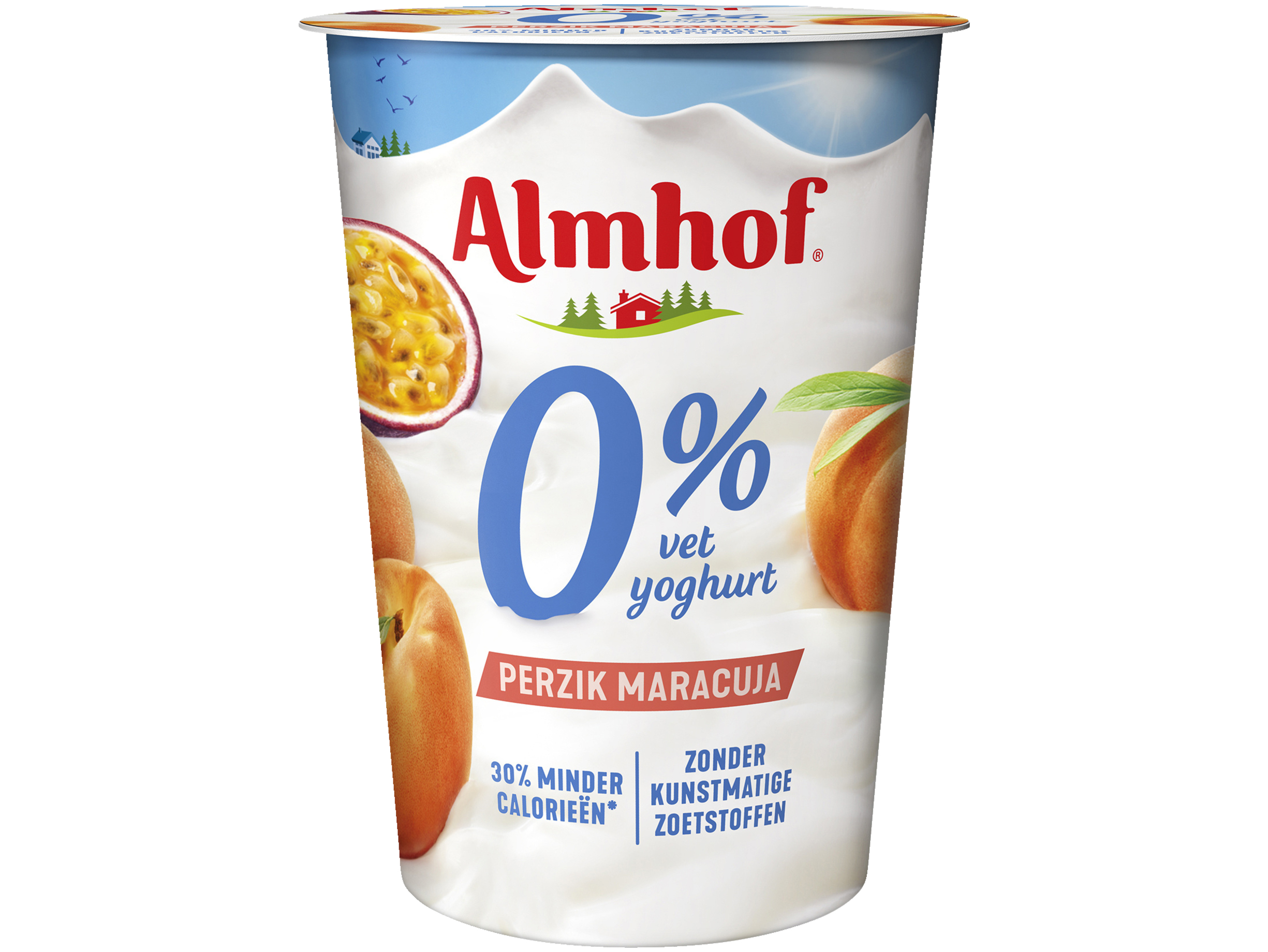 0% vet yoghurt perzik