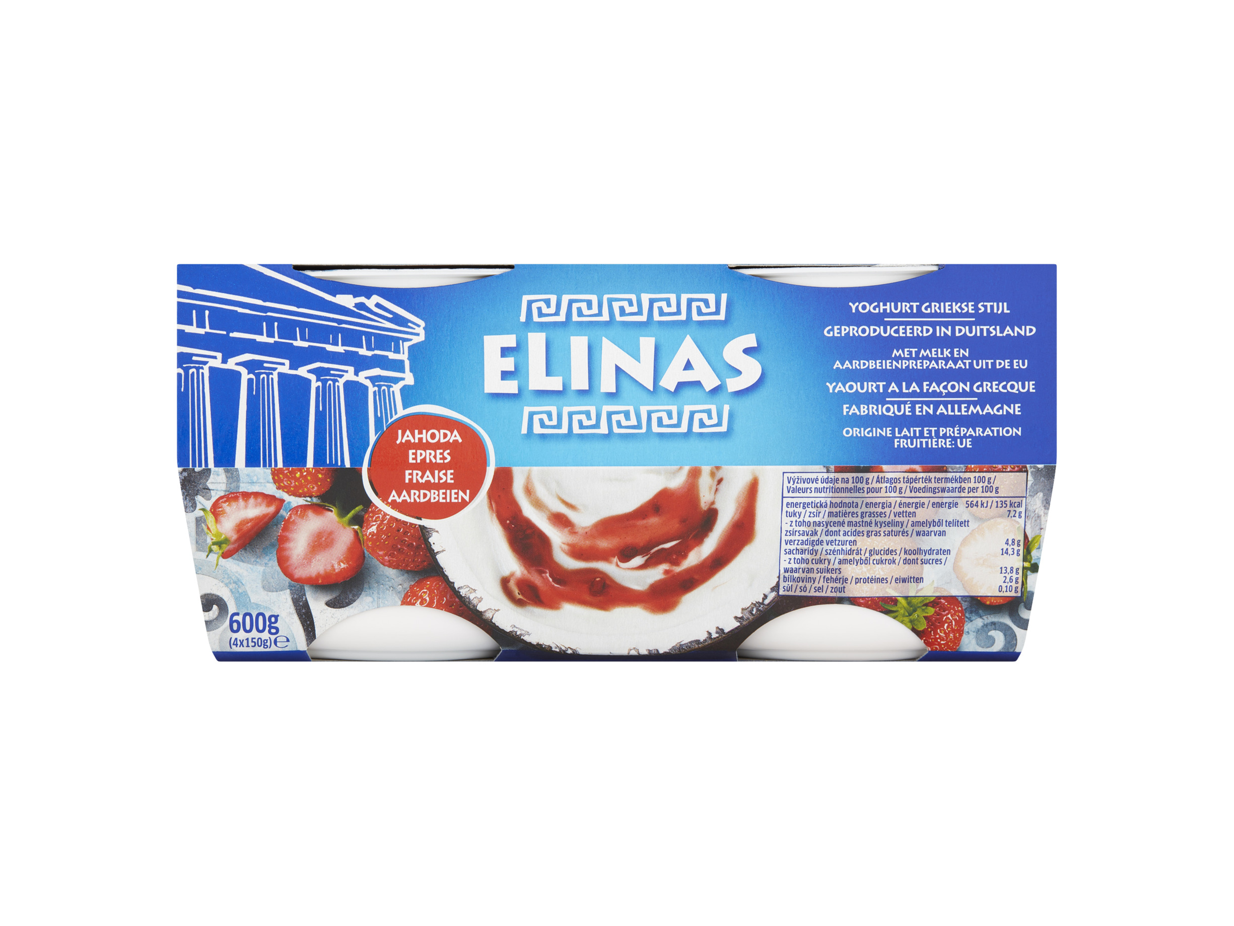 Yoghurt Griekse stijl aardbei