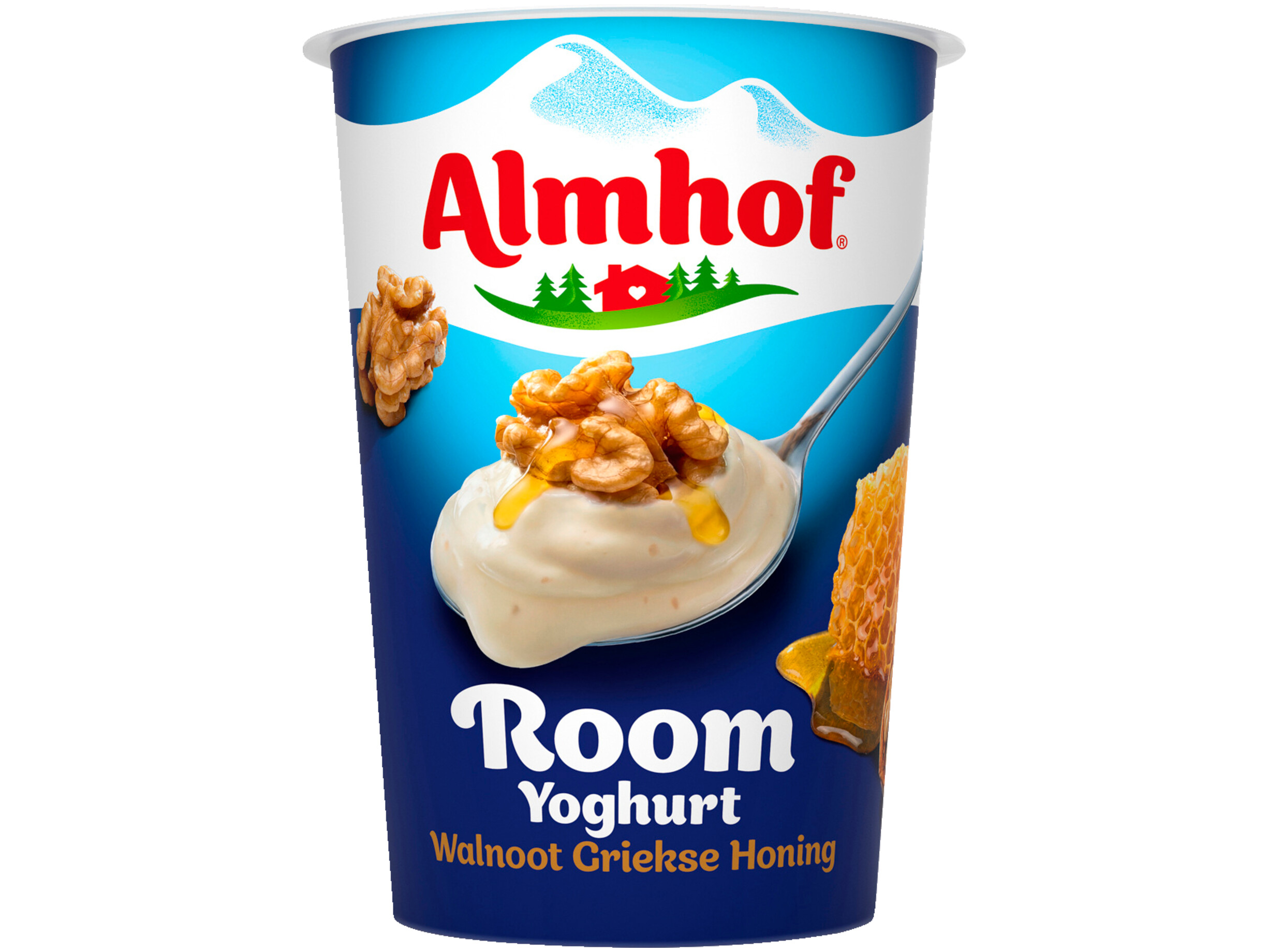 Roomyoghurt walnoot honing
