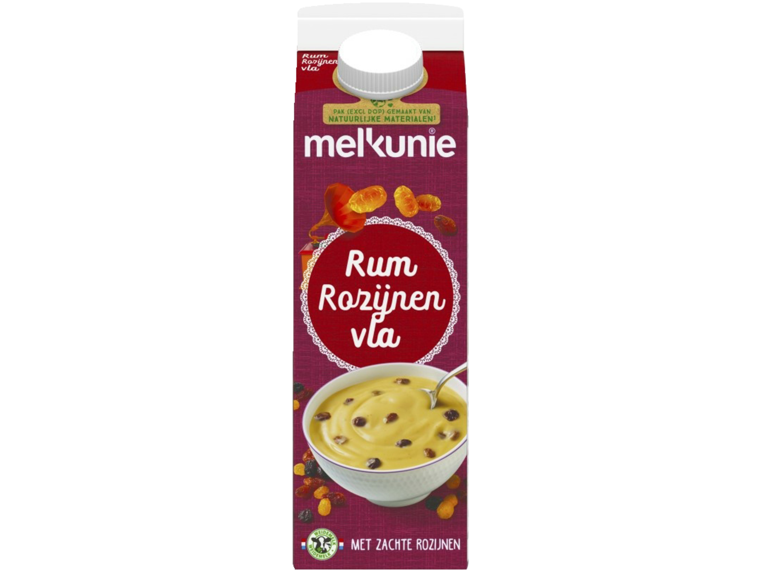 Rum rozijnen vla