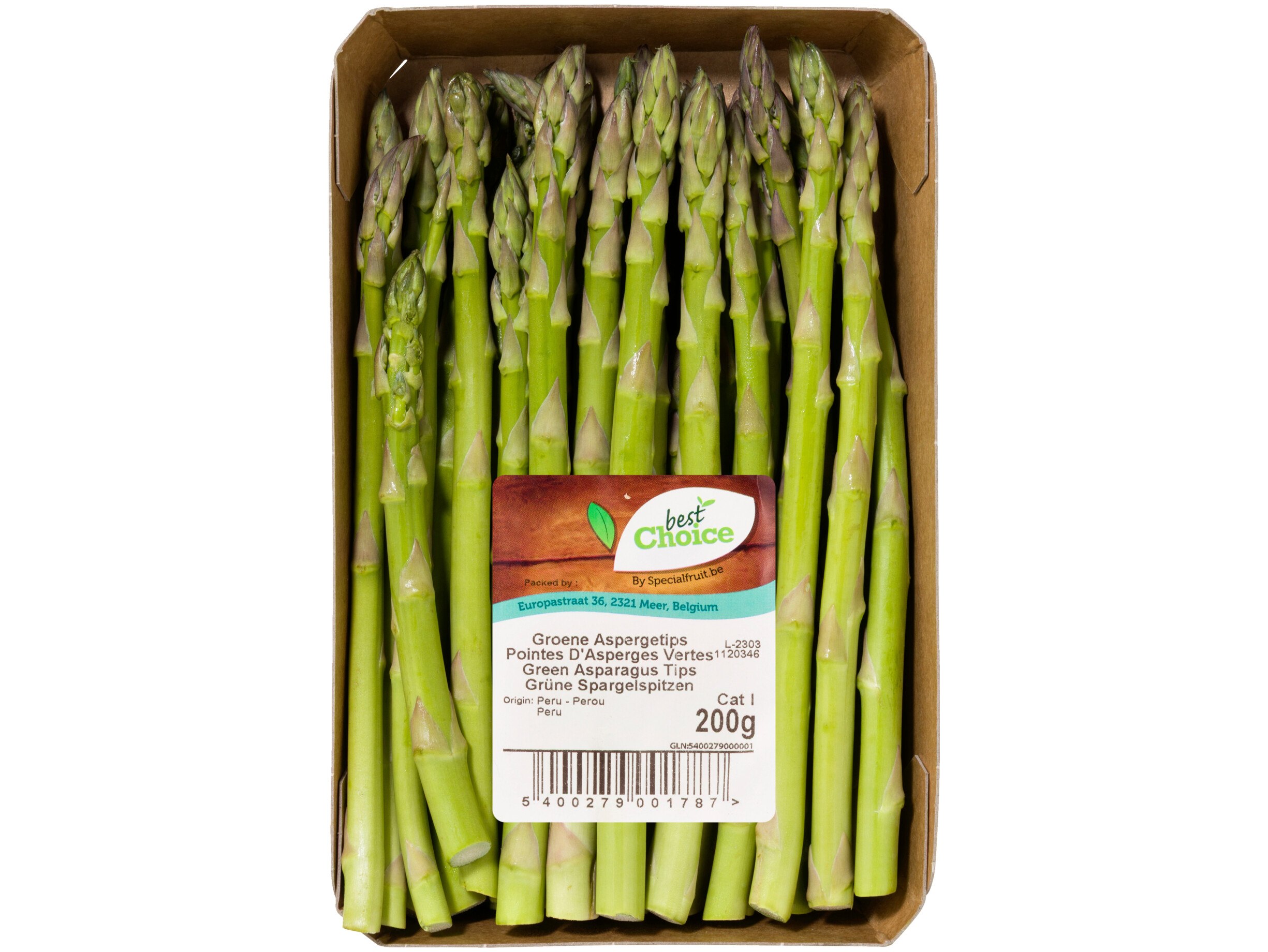 Aspergetips groen