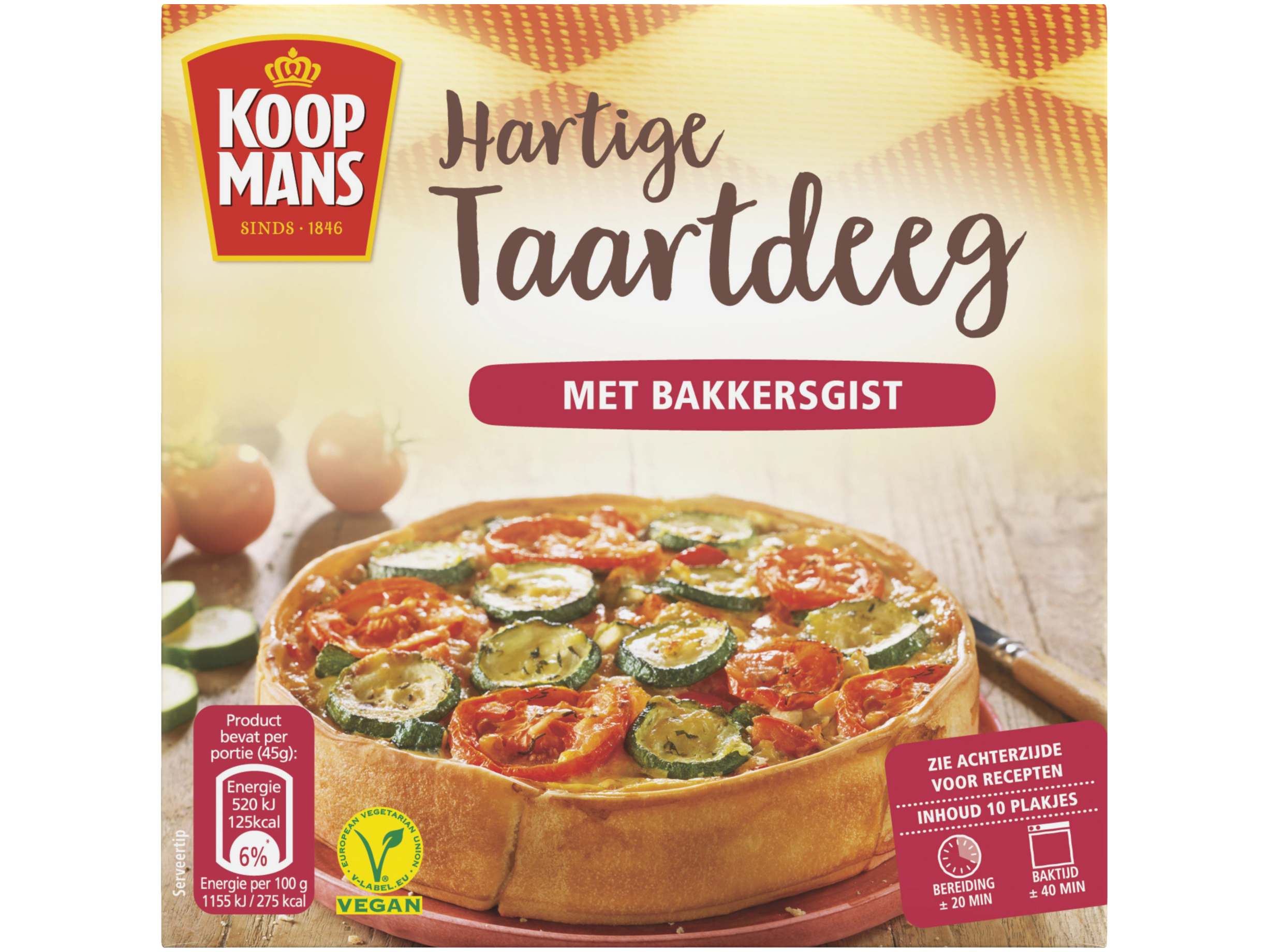 Hartige taartdeeg
