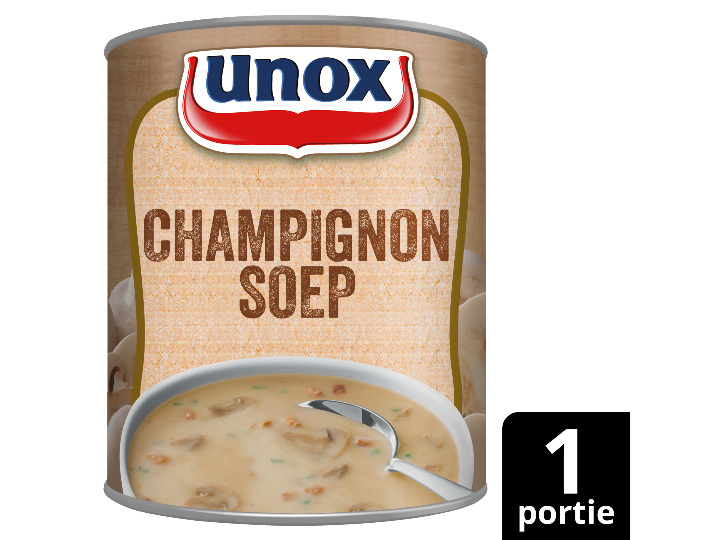 Soep in blik stevige champignonsoep
