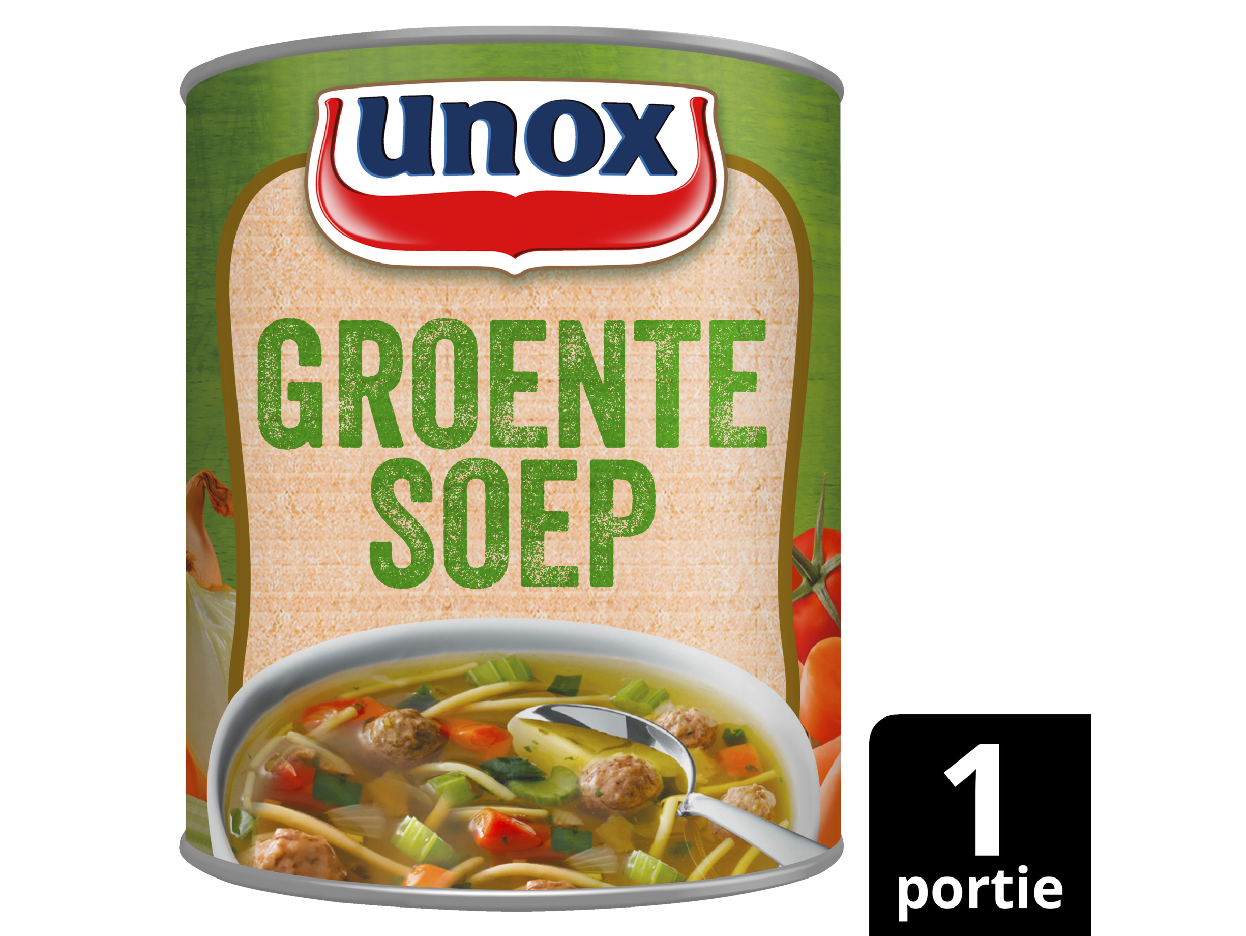 Soep in blik originele groentesoep