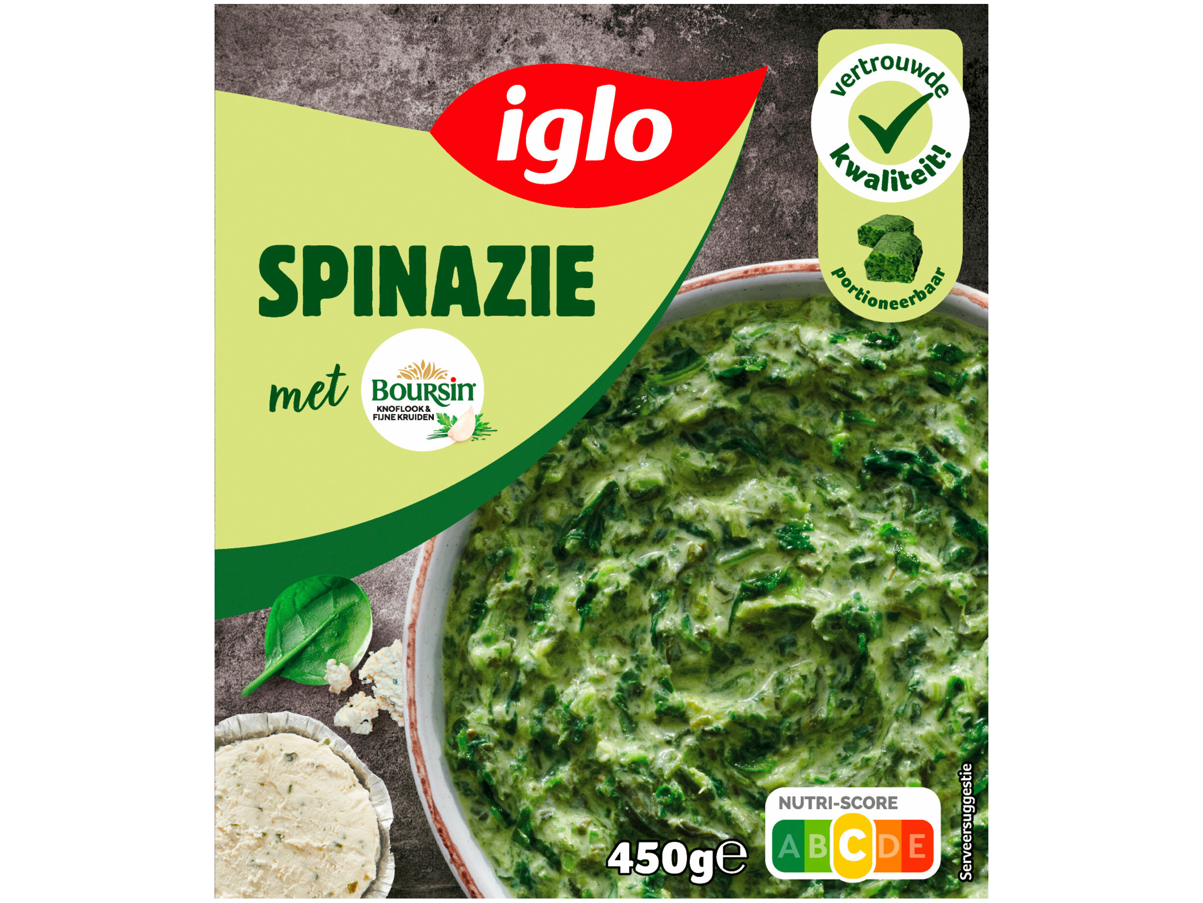 Spinazie fijn gehakt boursin