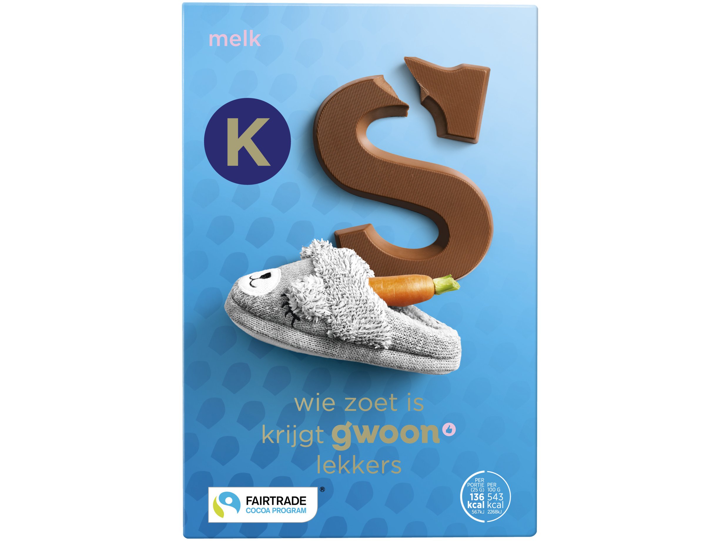 Chocoladeletter melk