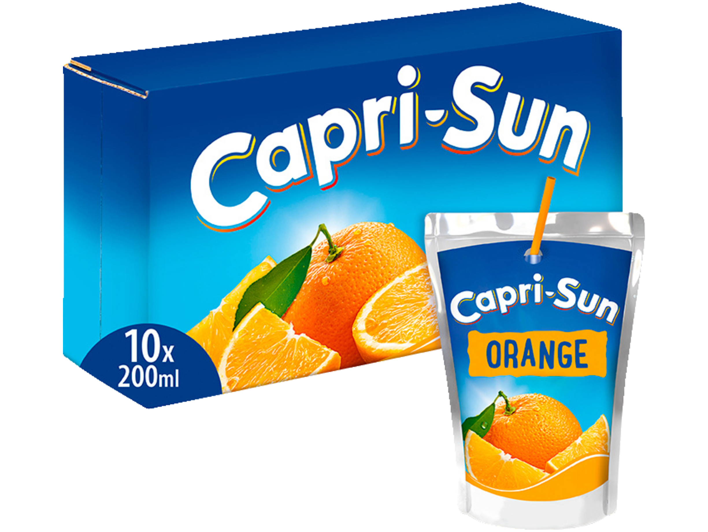 Orange 200ml pouch 10-pack