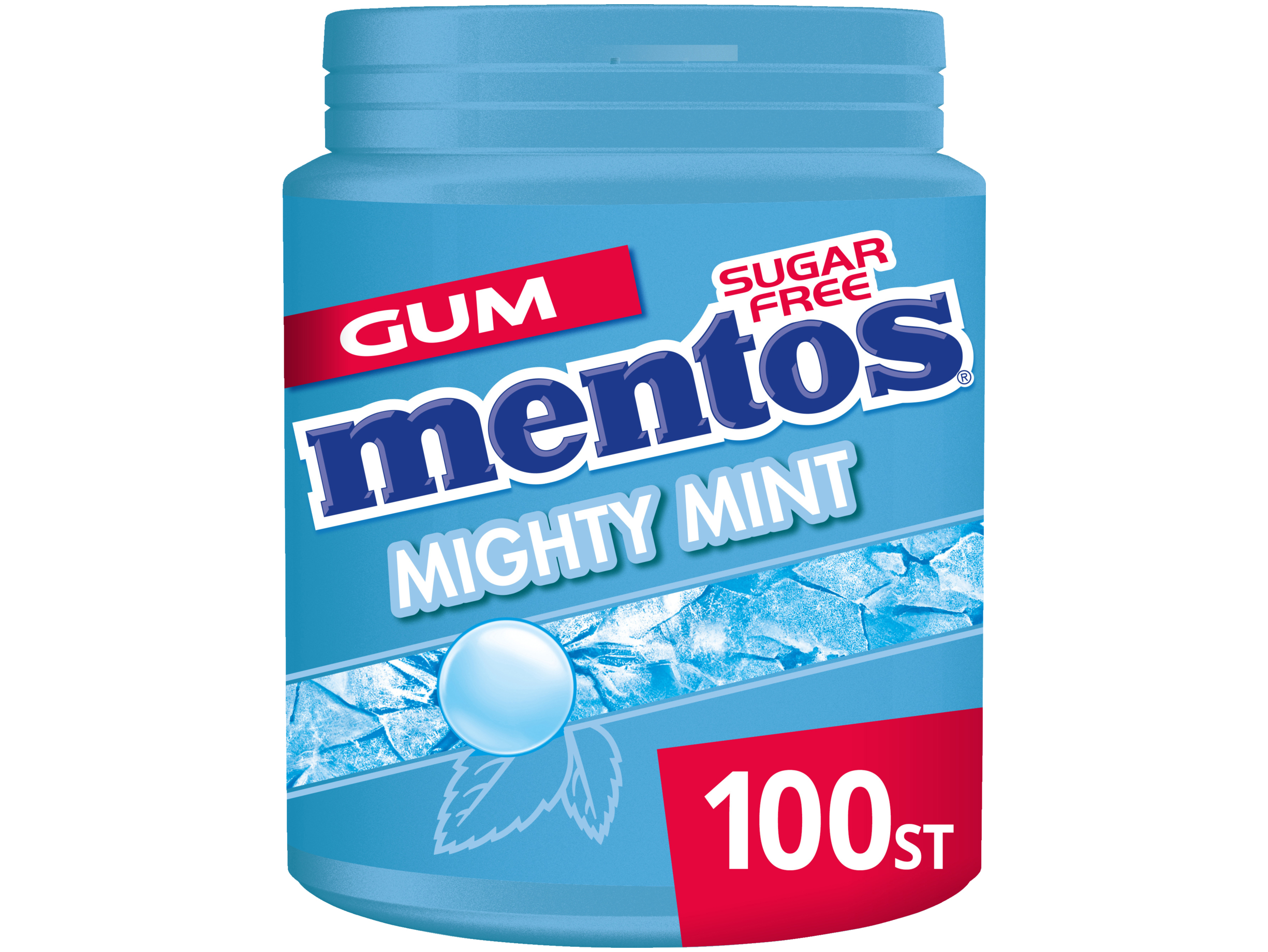 Mighty Mint XL Kauwgom mint Suikervrij Pot