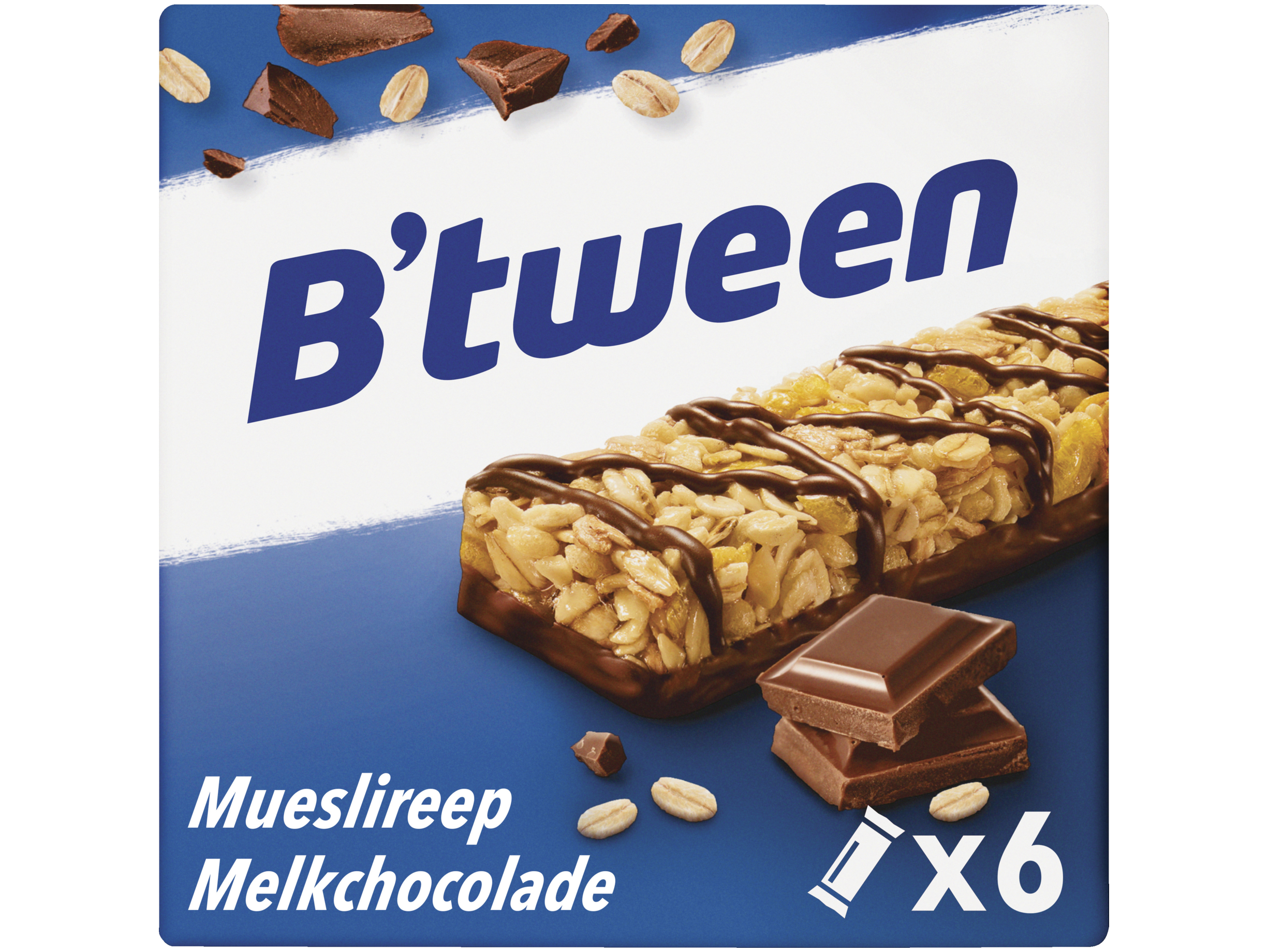 B'tween Mueslireep Melkchocolade