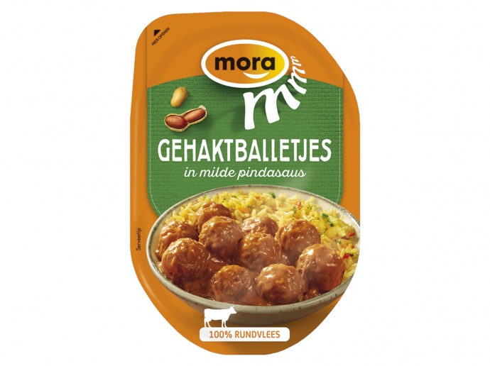 Gehaktballetjes in milde pindasaus