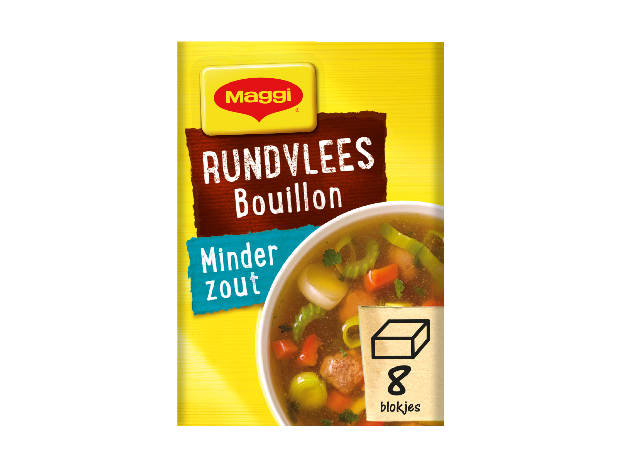 Rundvlees bouillon minder zout
