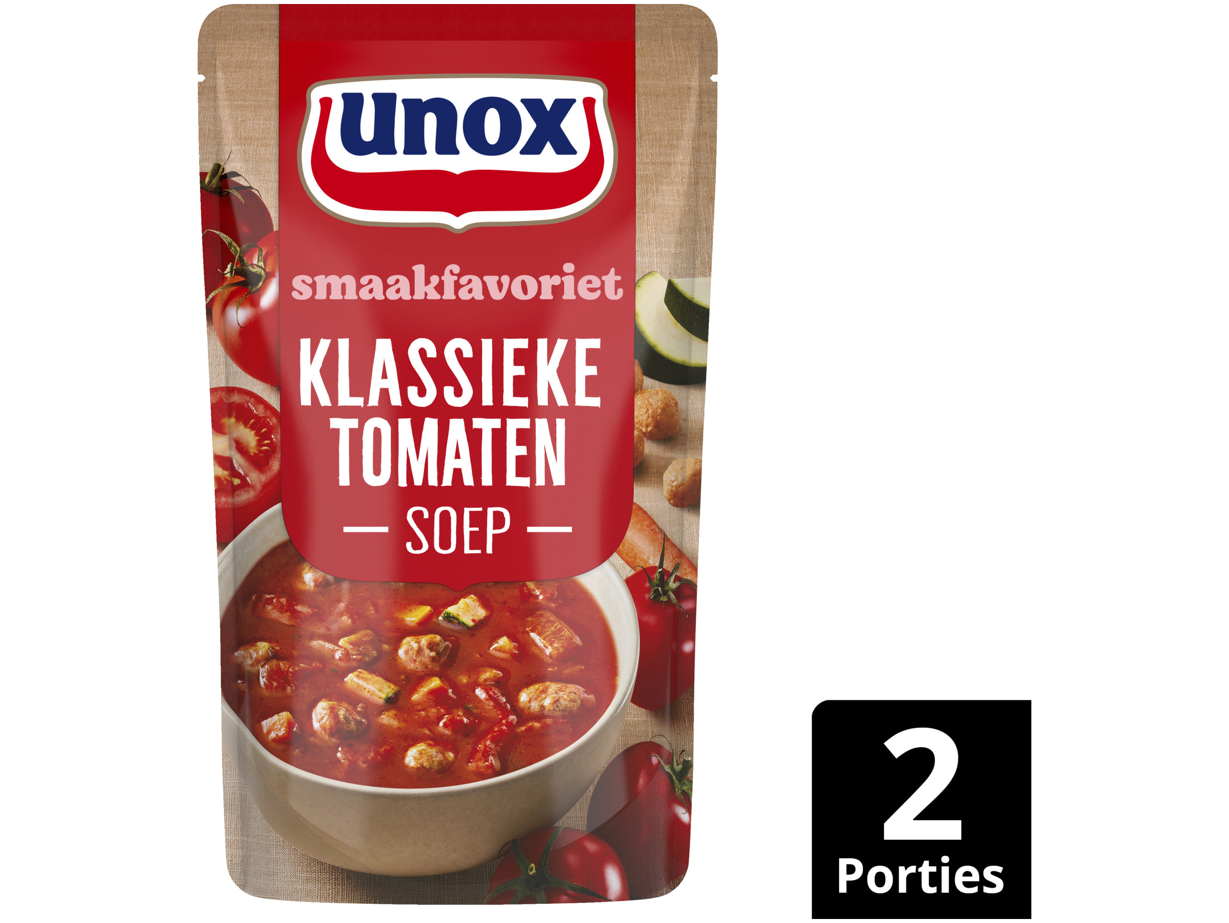 Soep in zak speciaal klassieke tomatensoep