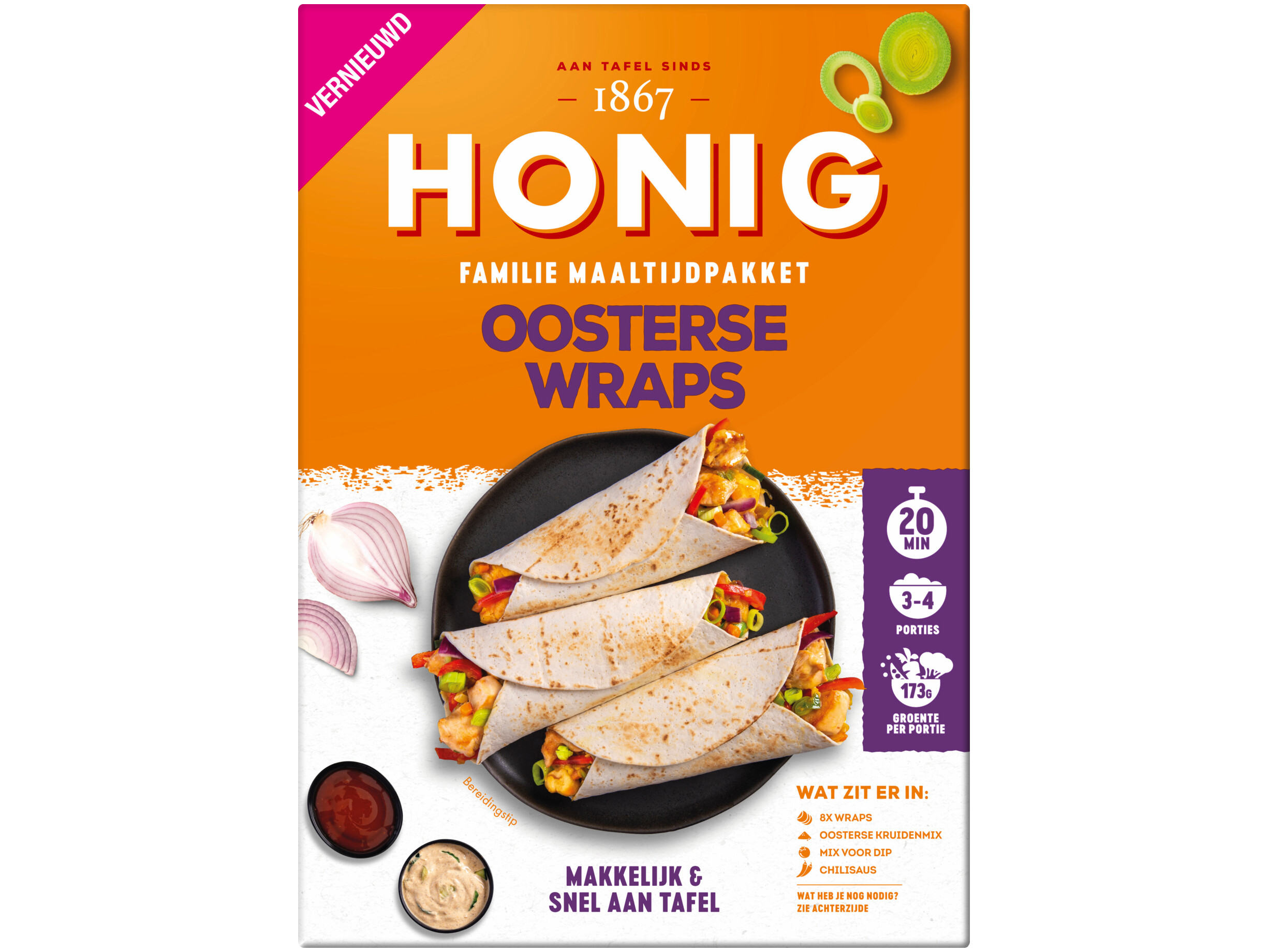 Familiegerecht Oosterse wraps