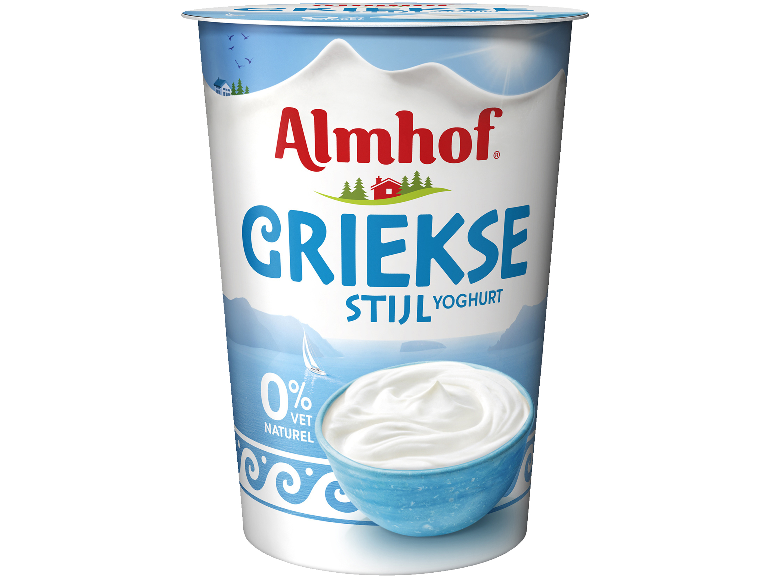 Griekse styl yoghurt 0% vet