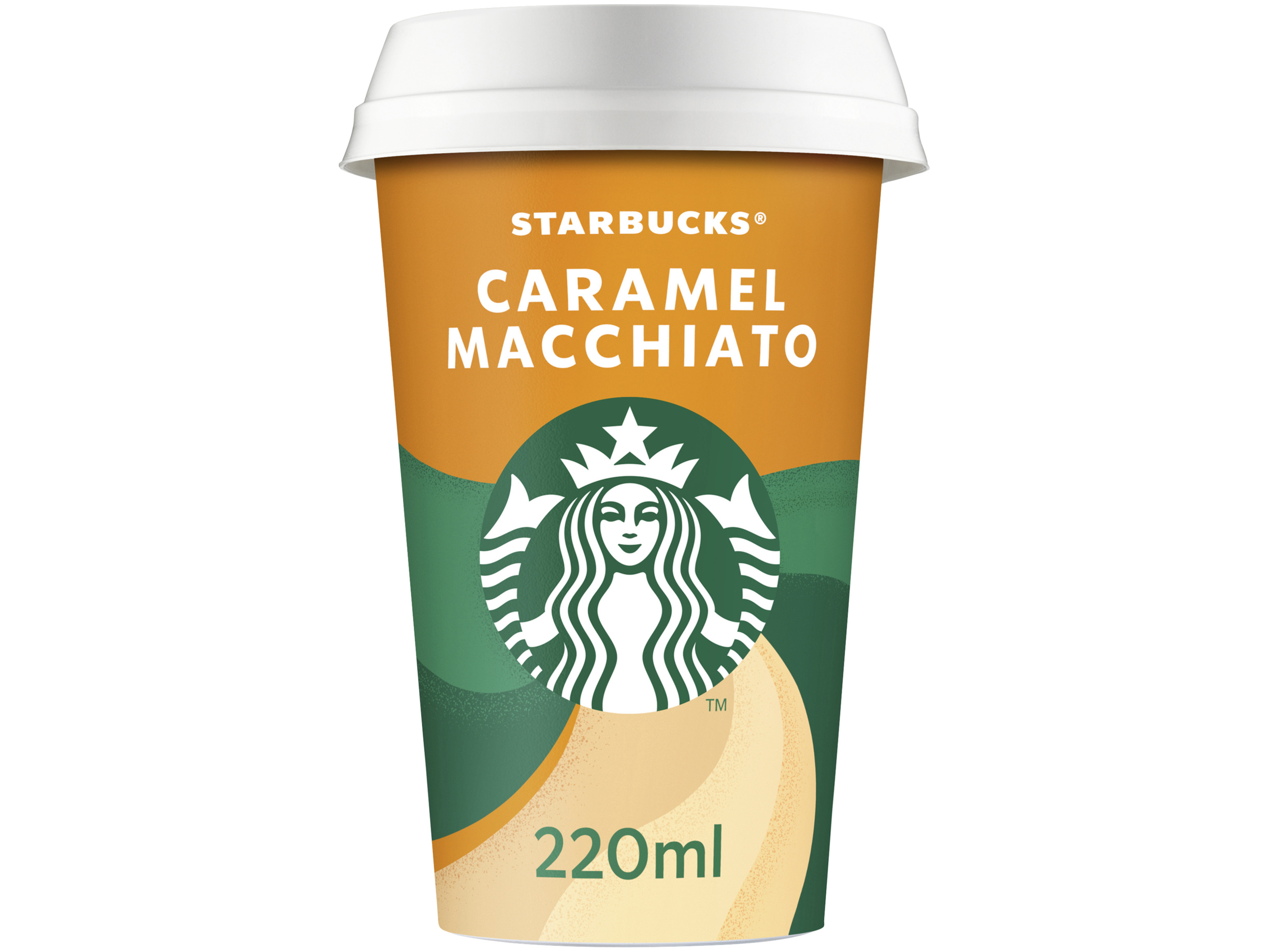 Chilled classic caramel macchiato
