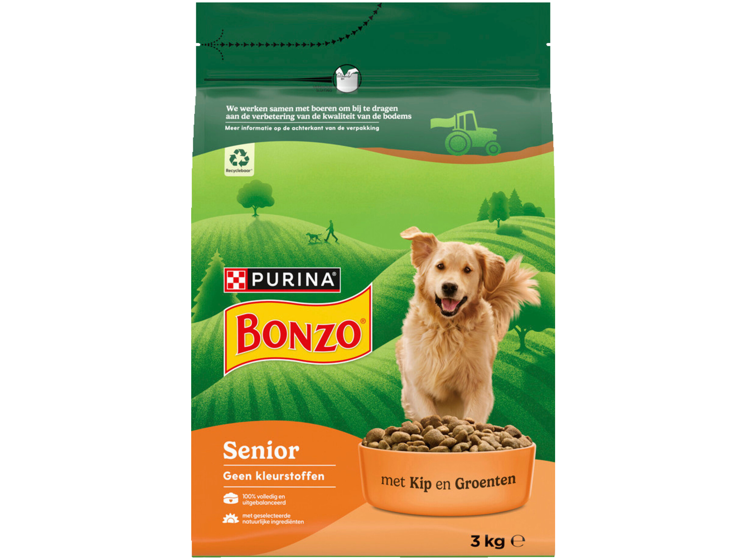 Senior hondenvoer met kip & groente