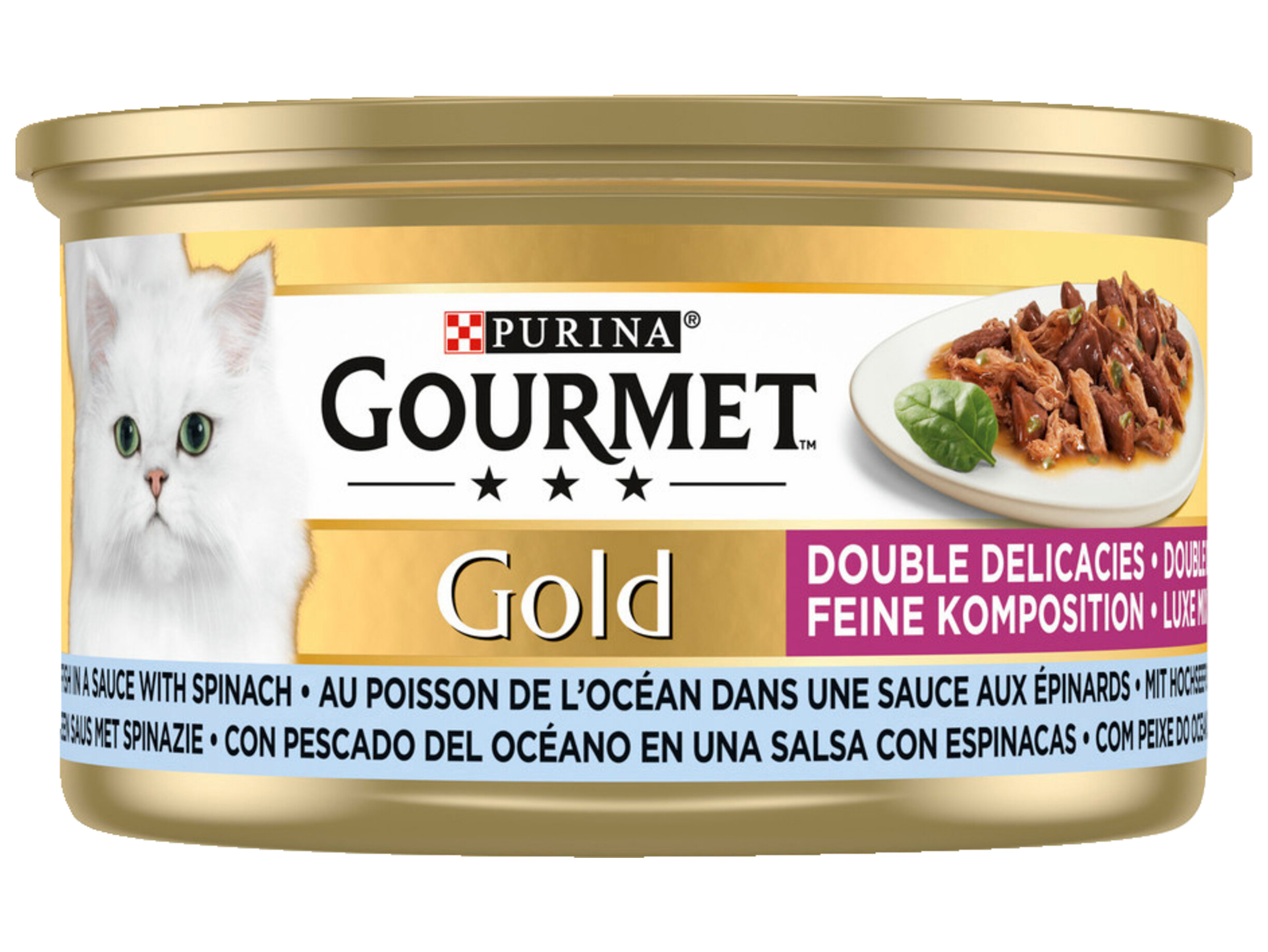 Gold Luxe mix kattenvoer nat zeevis