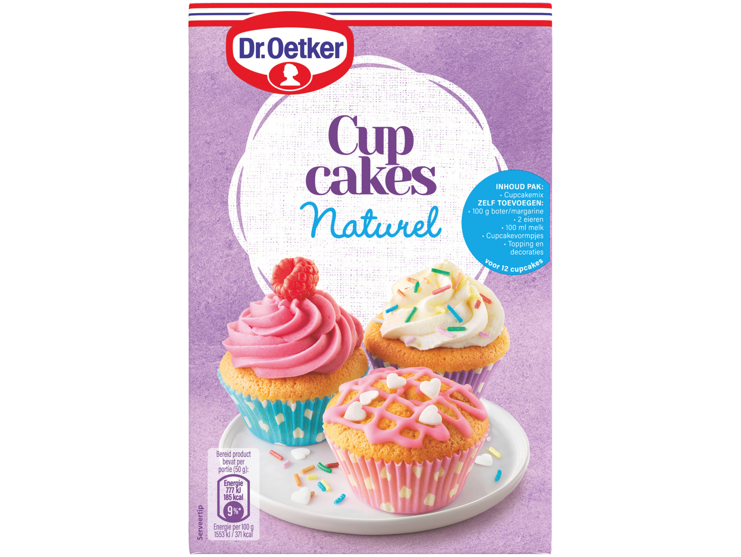 Basismix voor cupcakes naturel