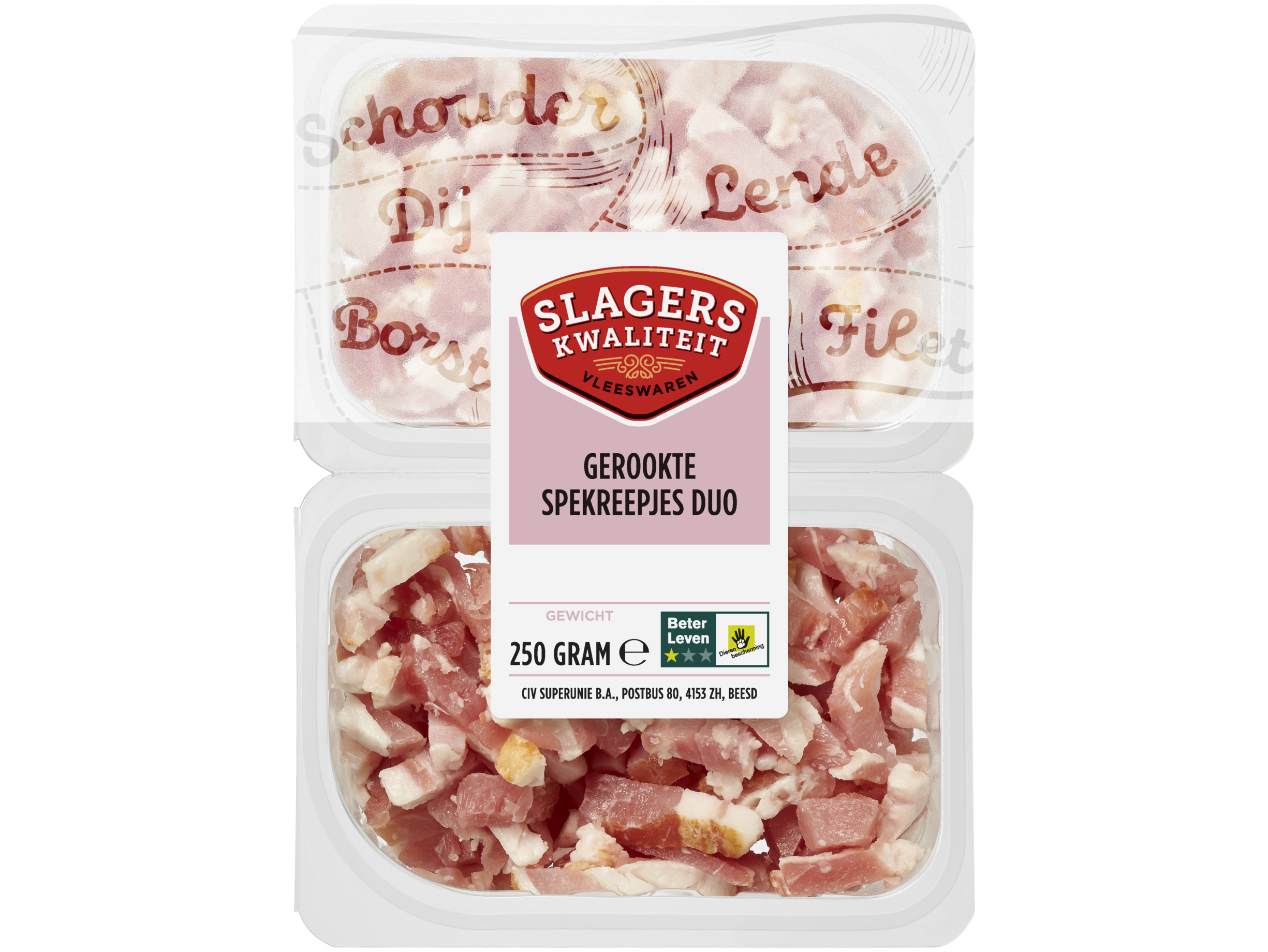 Gerookte spekreepjes