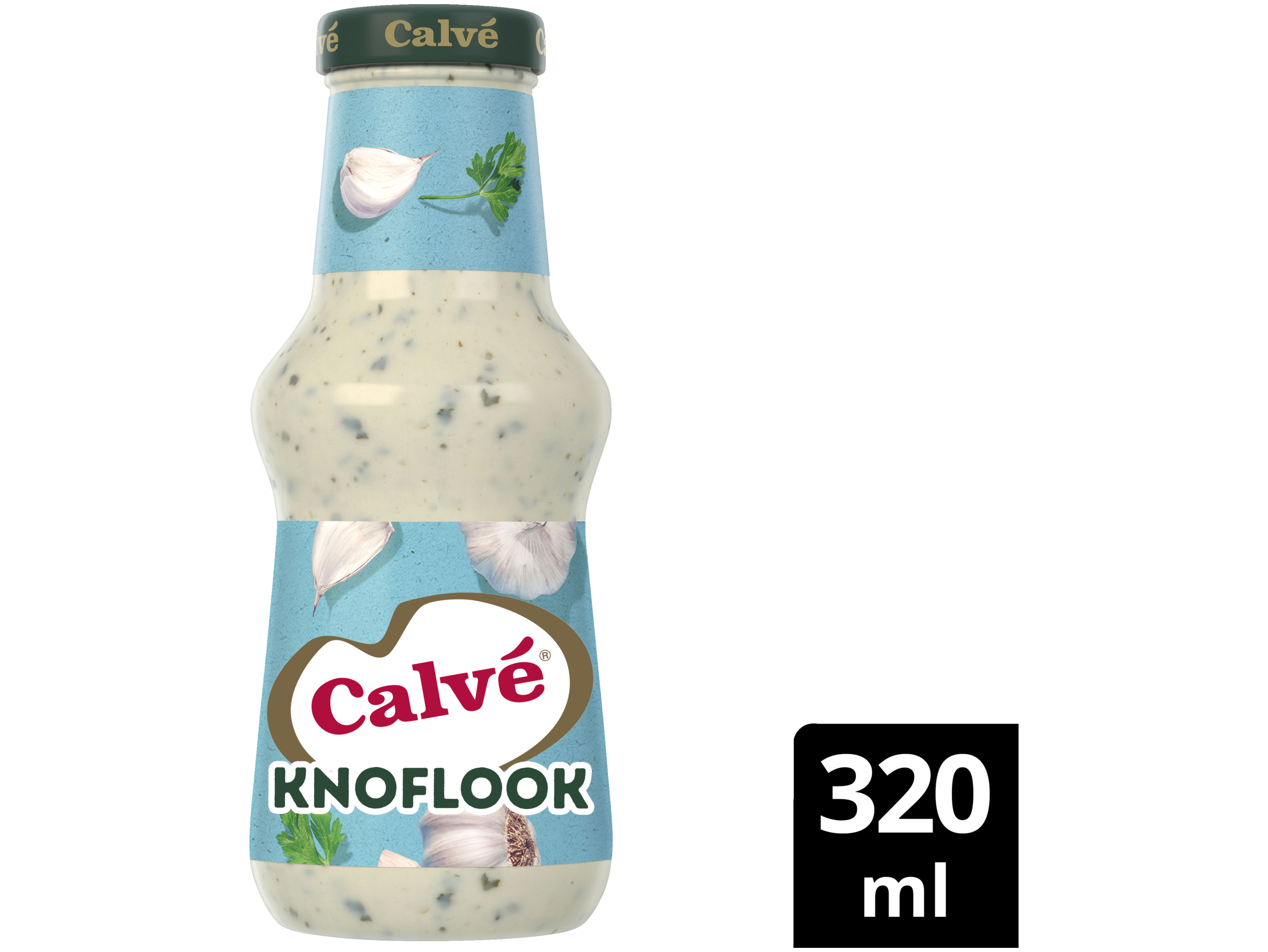 Saus fles knoflook
