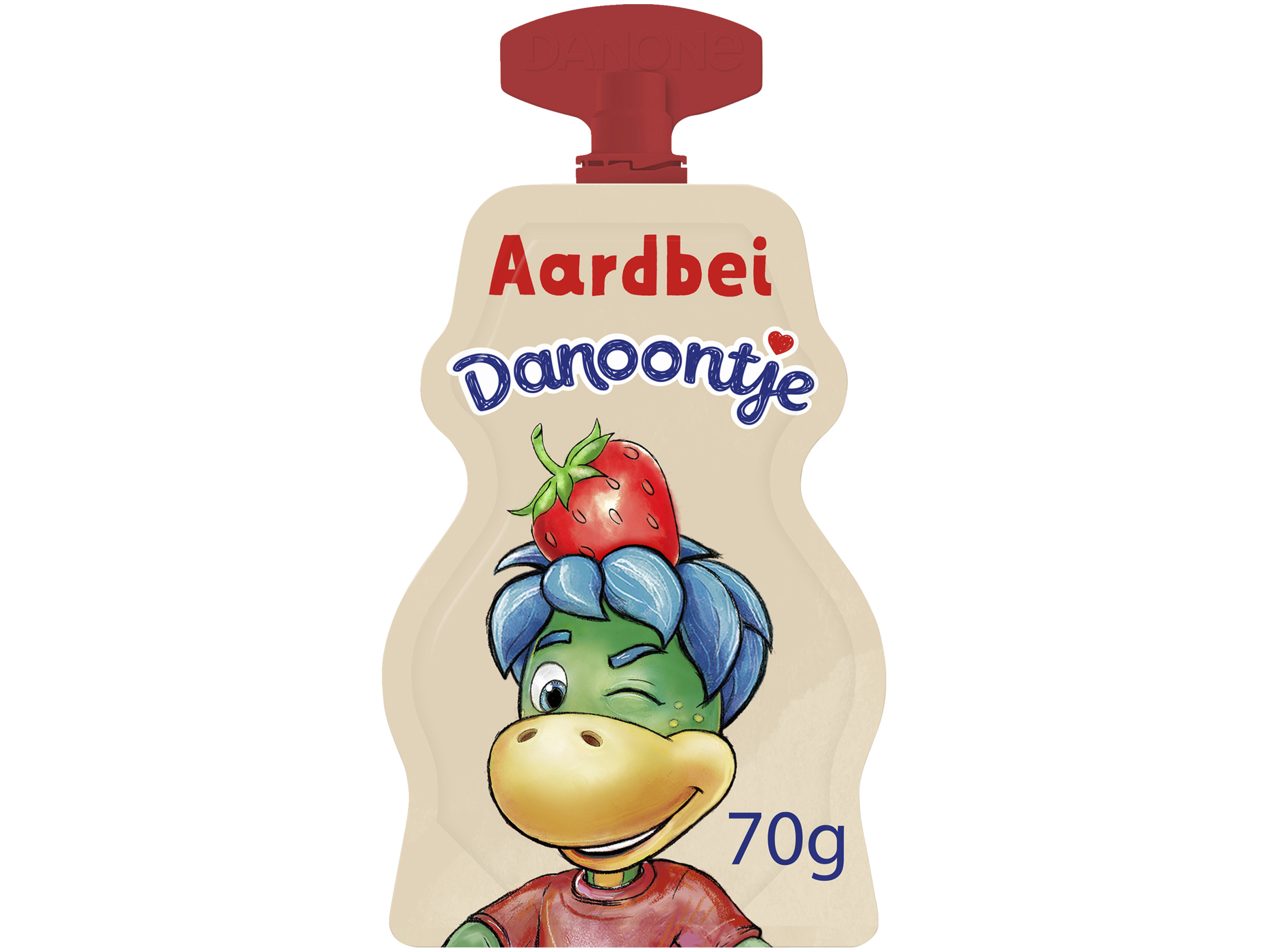 Tussendoortje Knijpyoghurt Aardbei