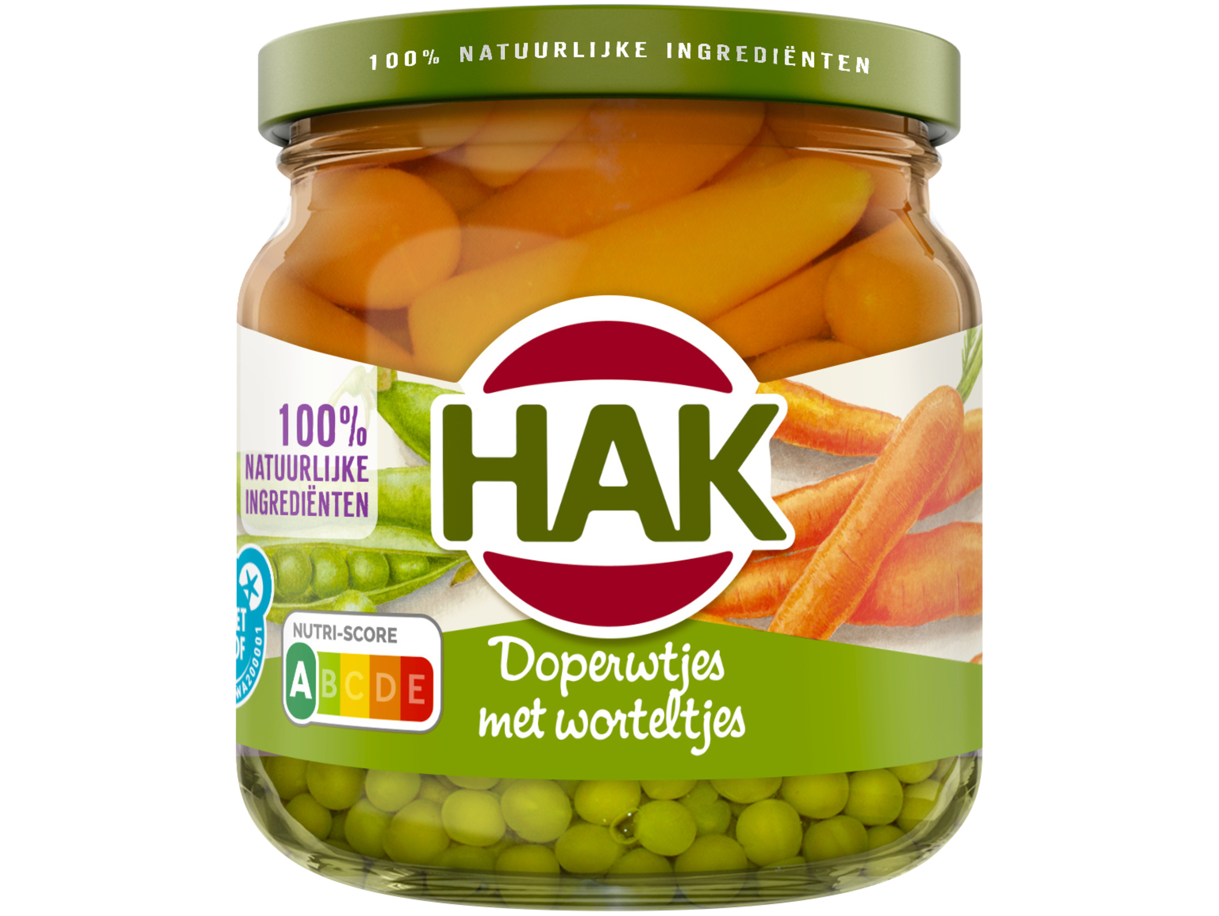 Doperwtjes & worteltjes extra fijn
