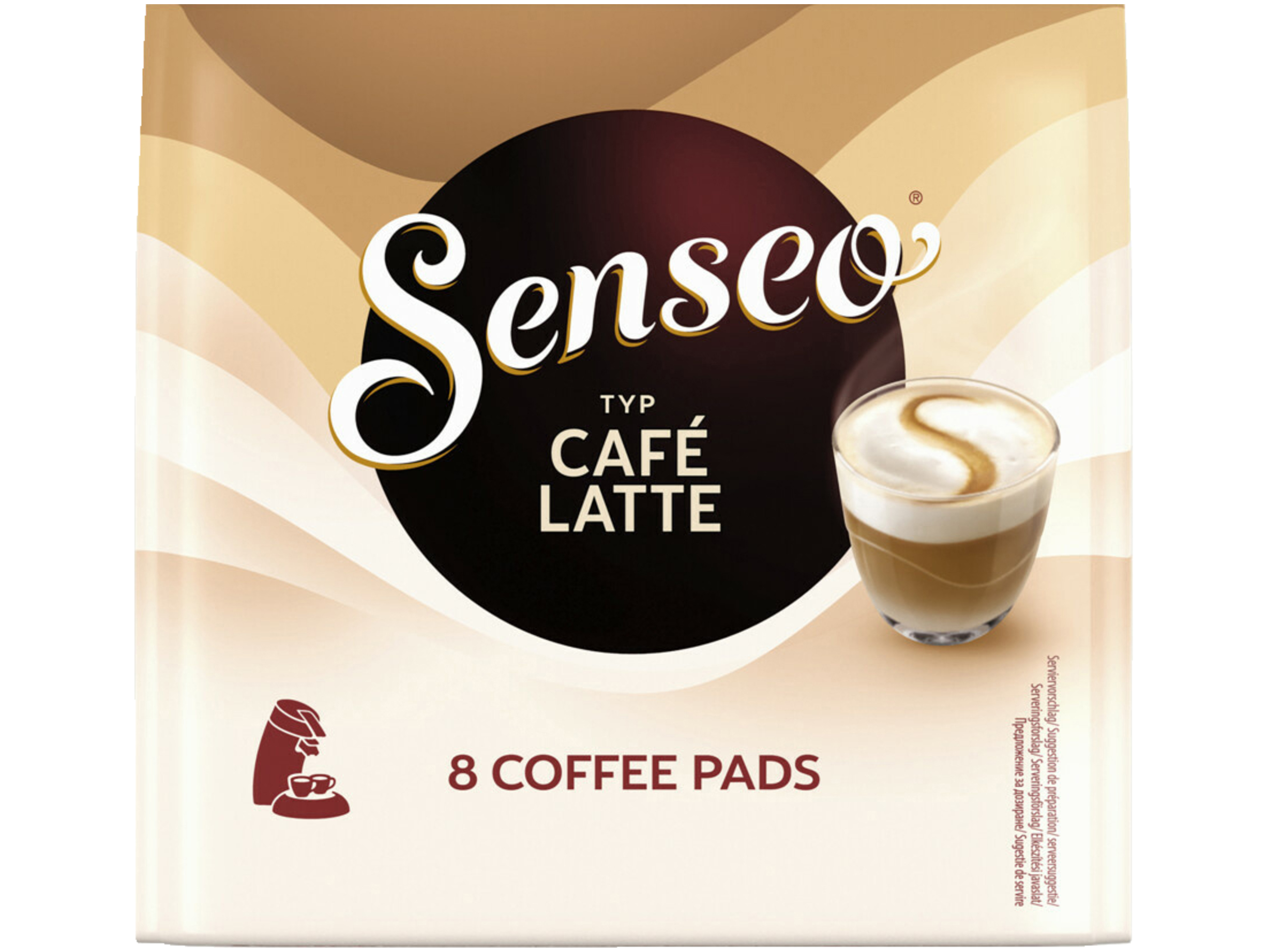 Café latte koffiepads