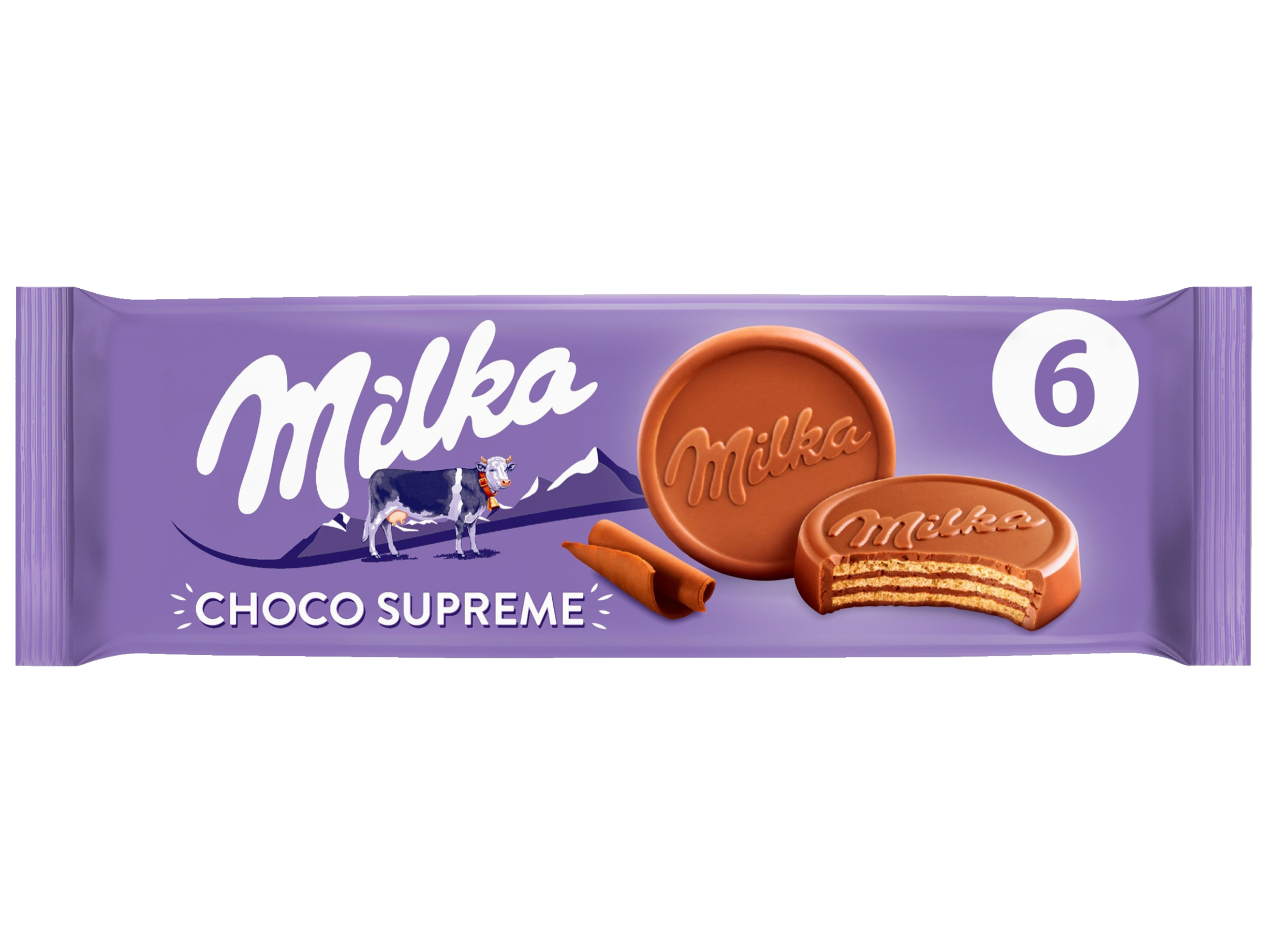 Choco Wafer koek met melkchocolade