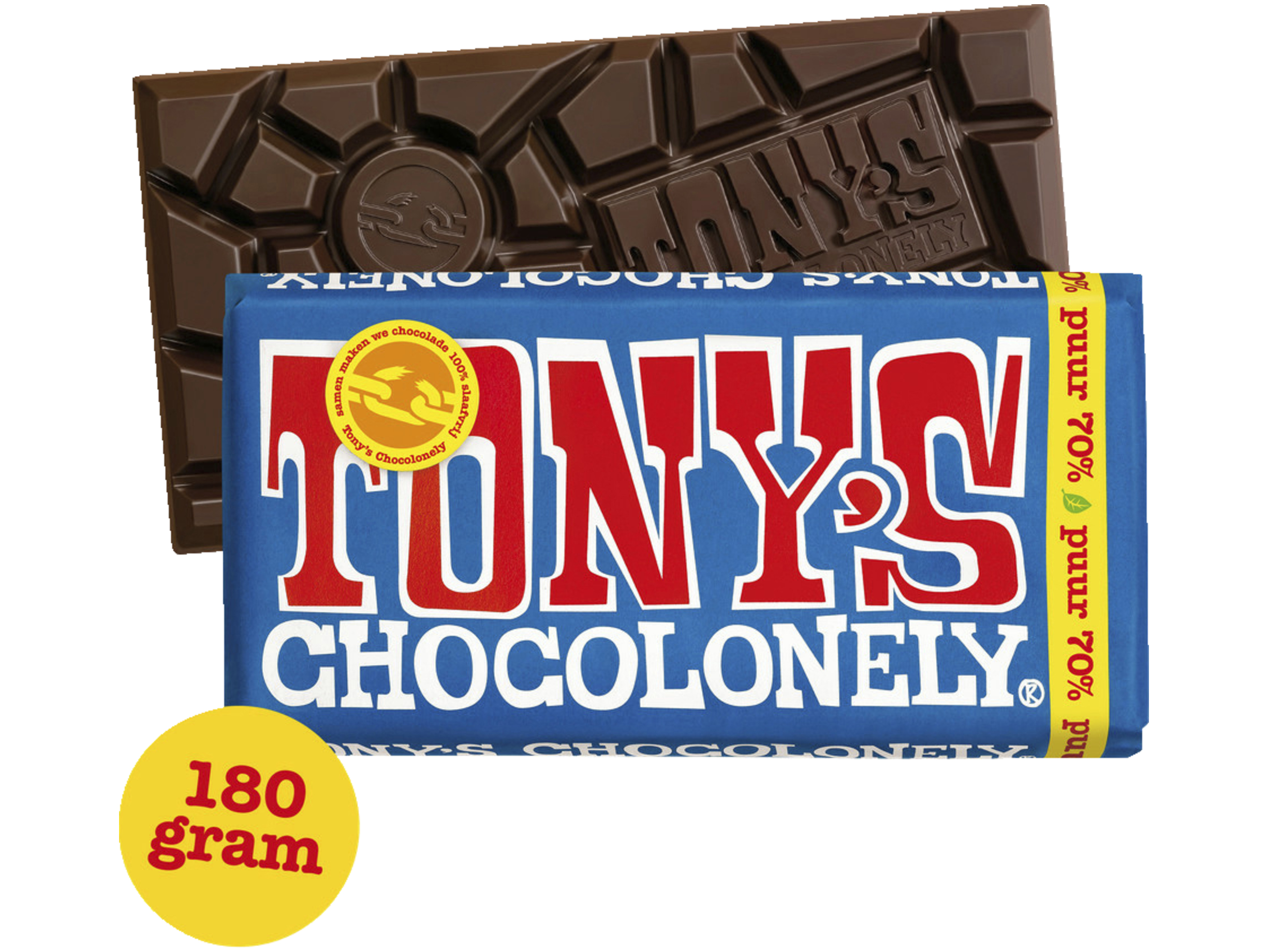 Chocolonely chocoladereep puur