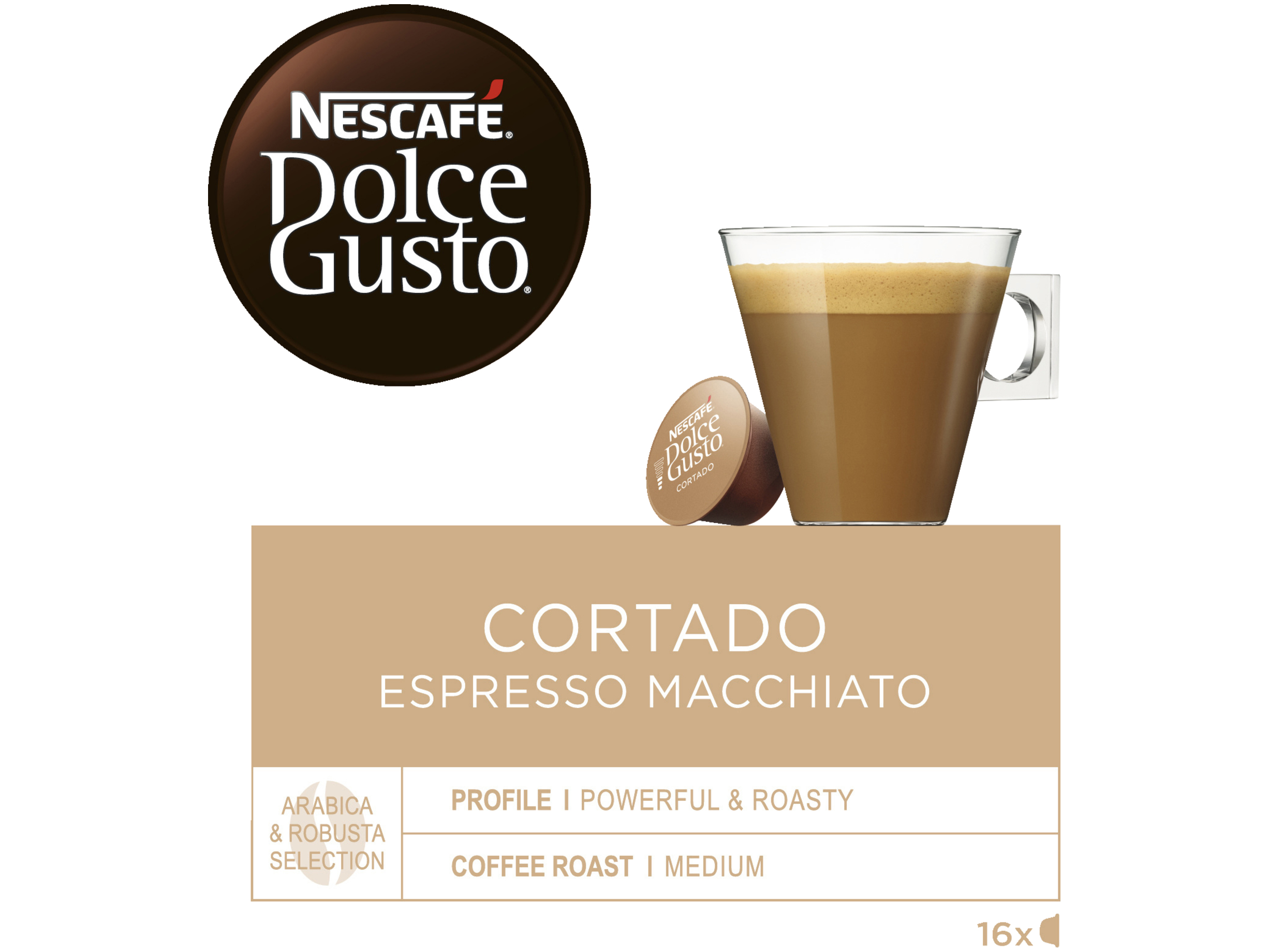 Dolce Gusto cortado koffiecapsules