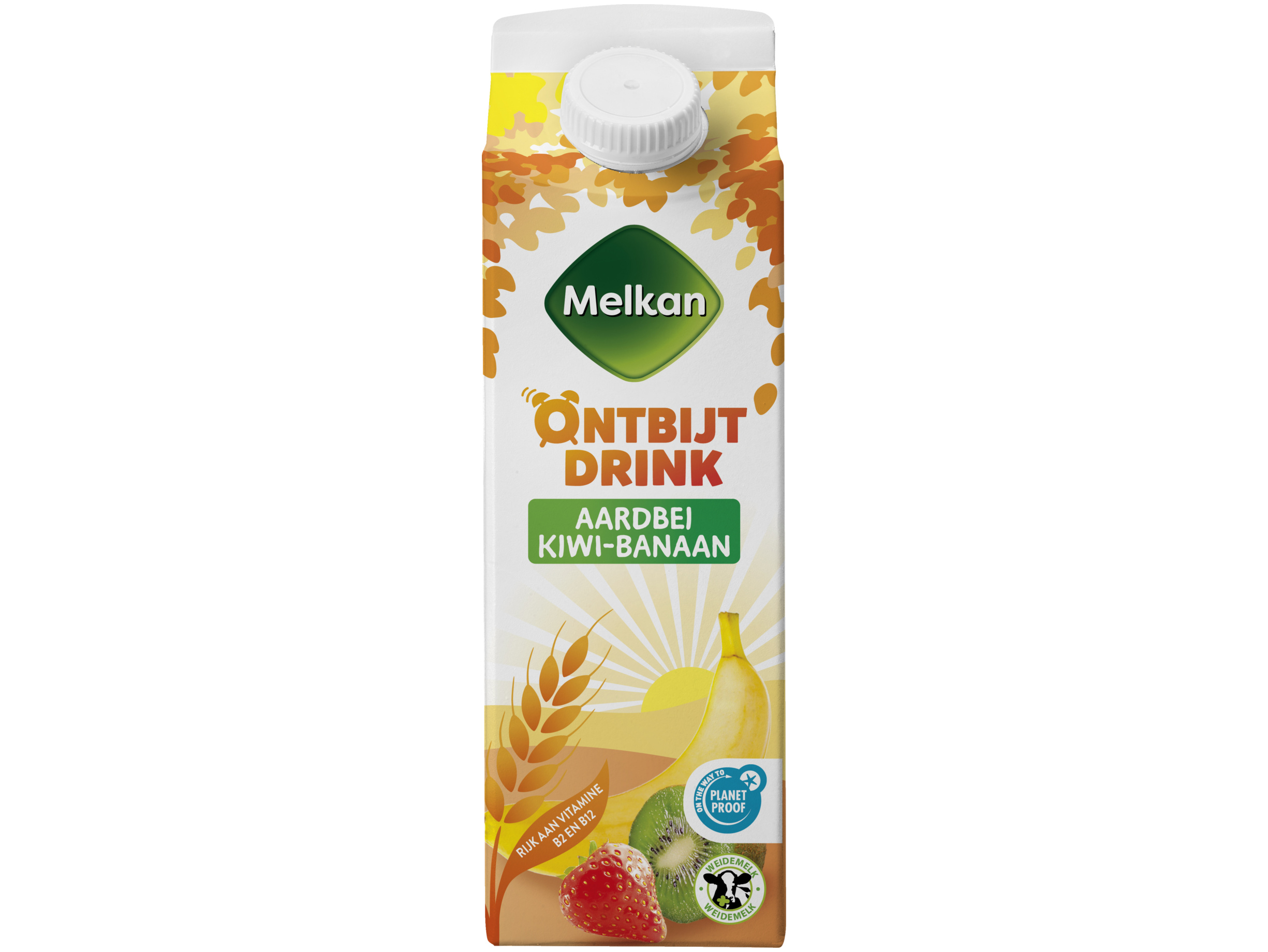 Drinkontbijt aardbei-kiwi-banaan