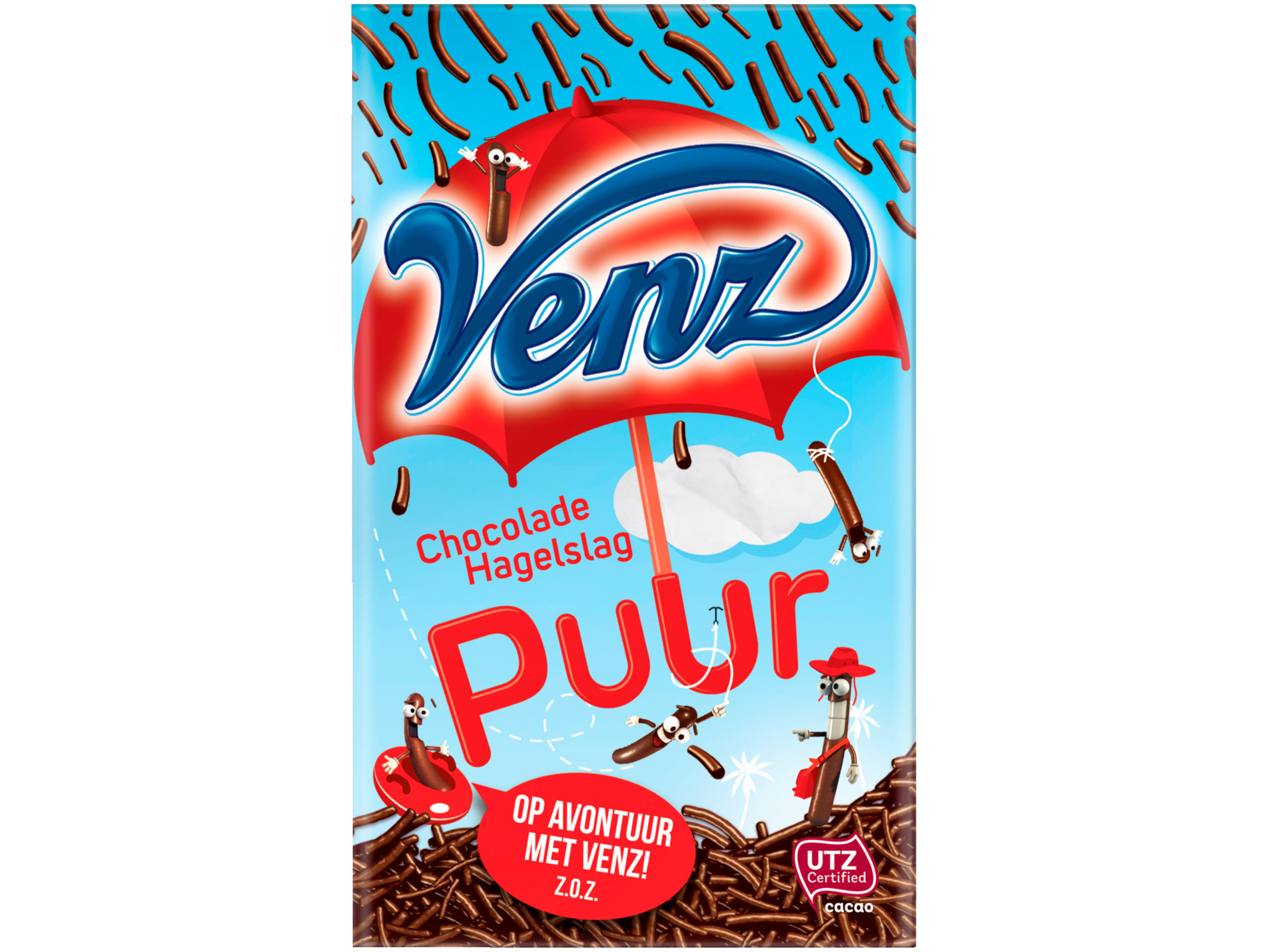 Chocoladehagelslag puur