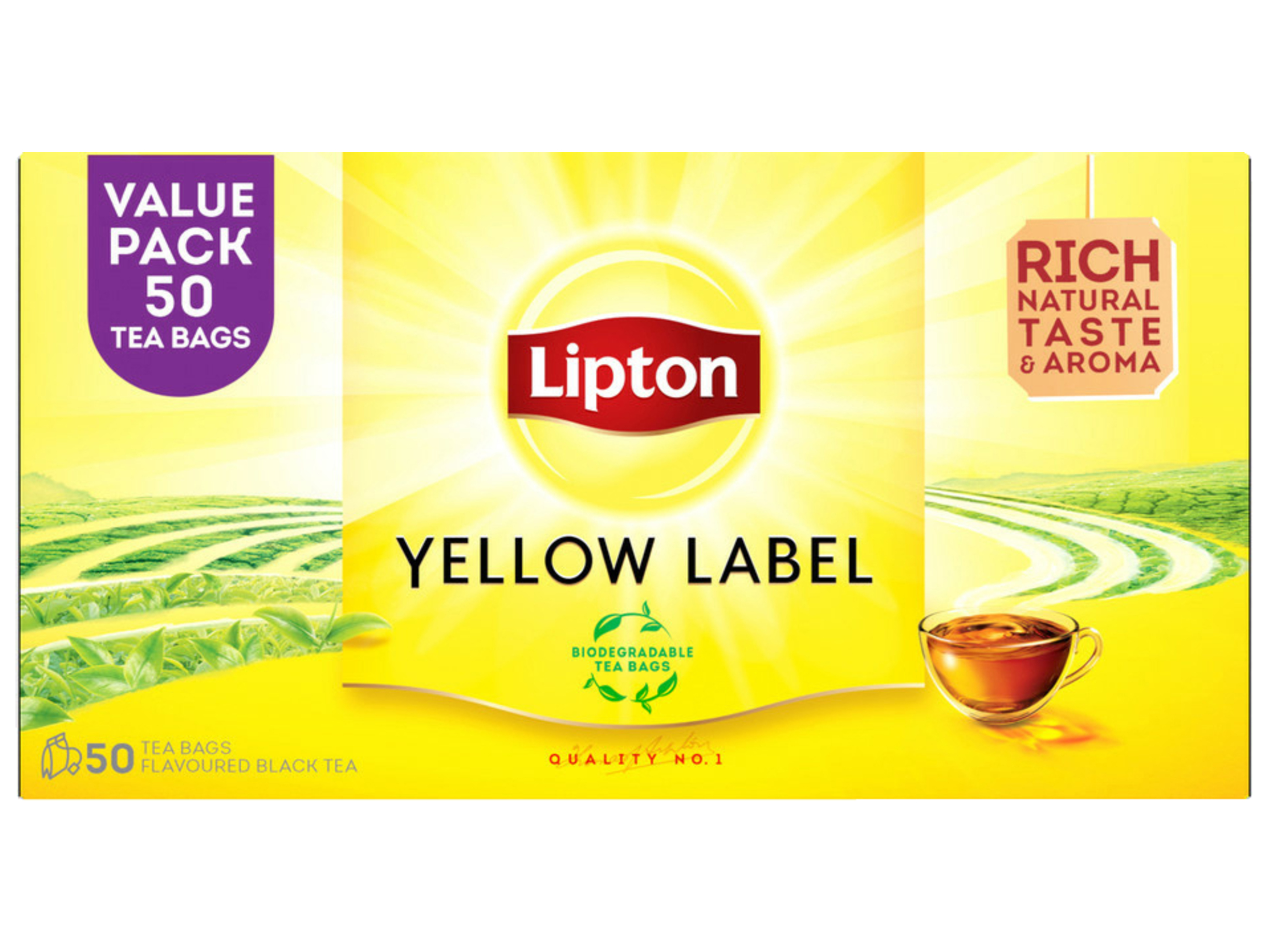zwarte thee Yellow Label
