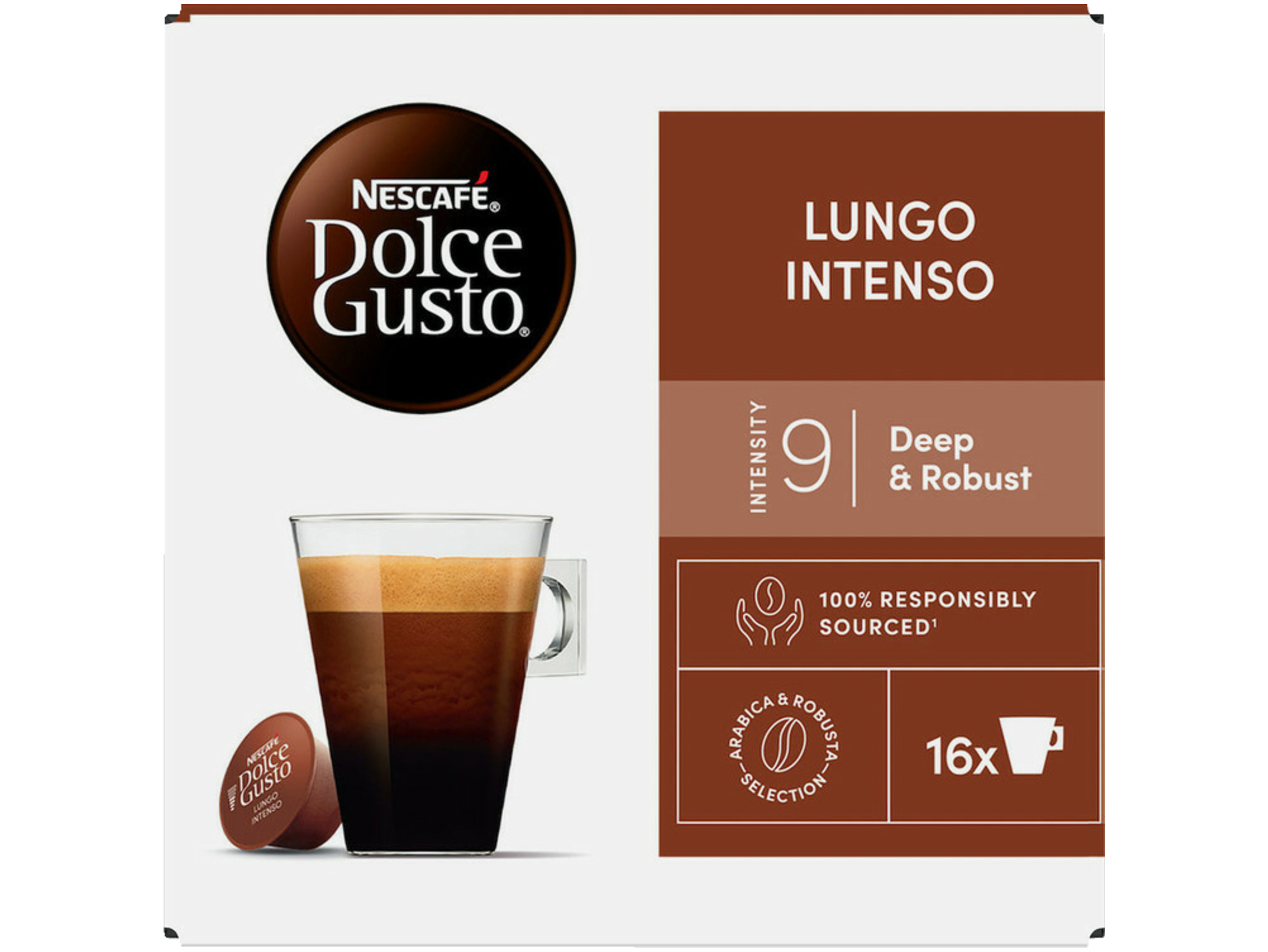 Dolce Gusto lungo intenso koffiecups