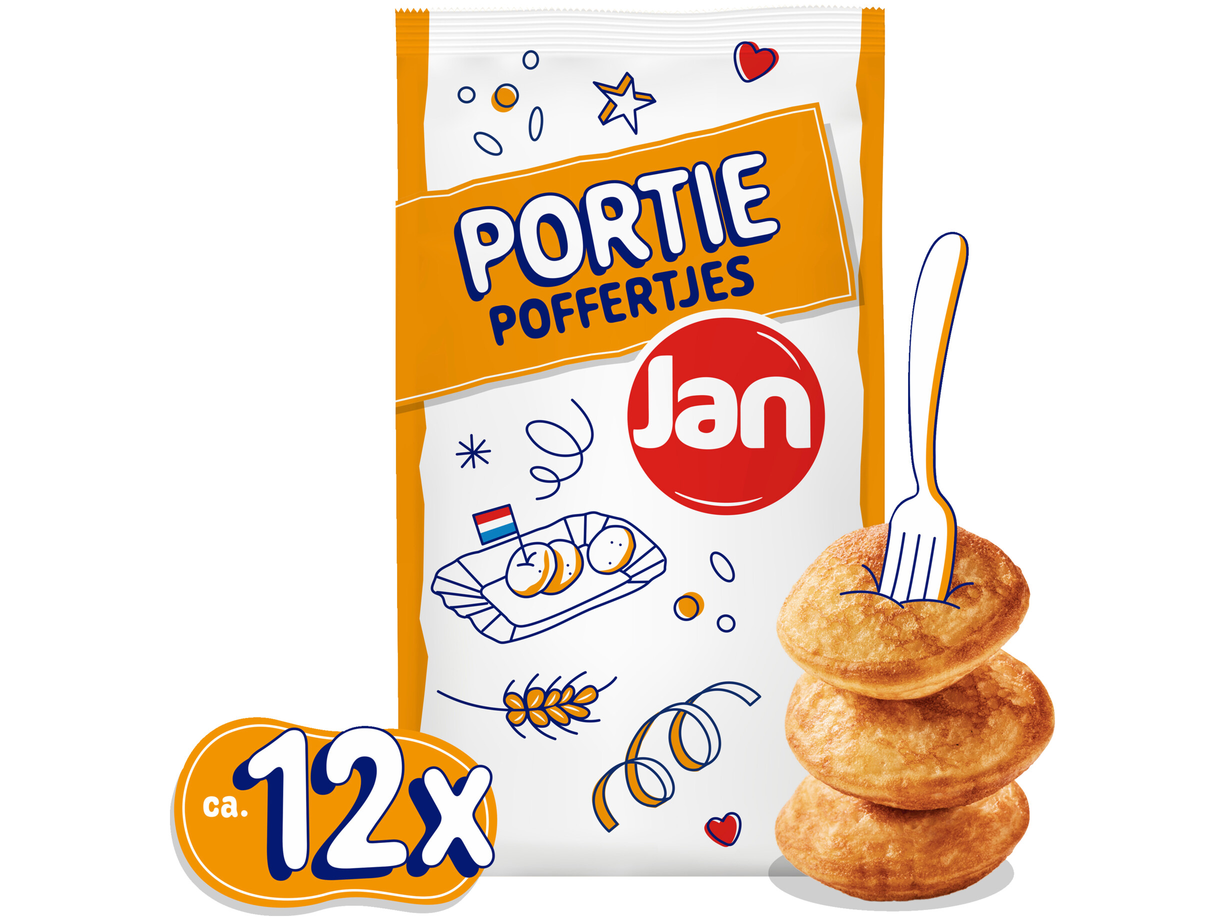 Portie poffertjes