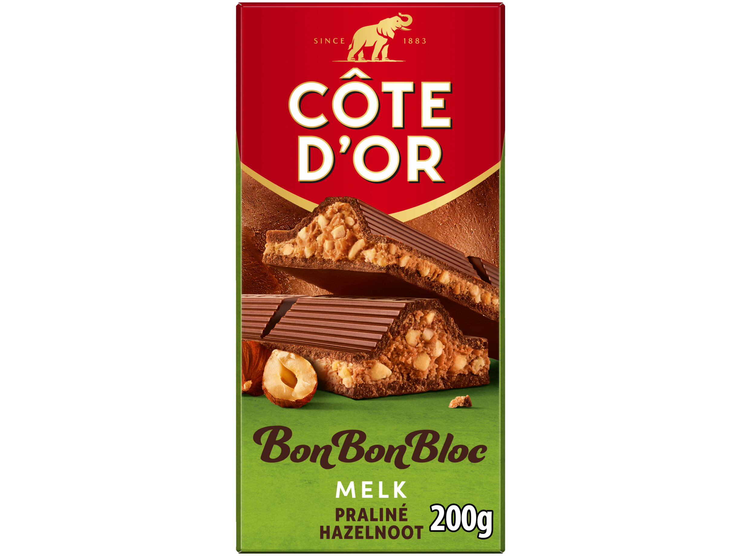 Chocoladereep praliné hazelnoot