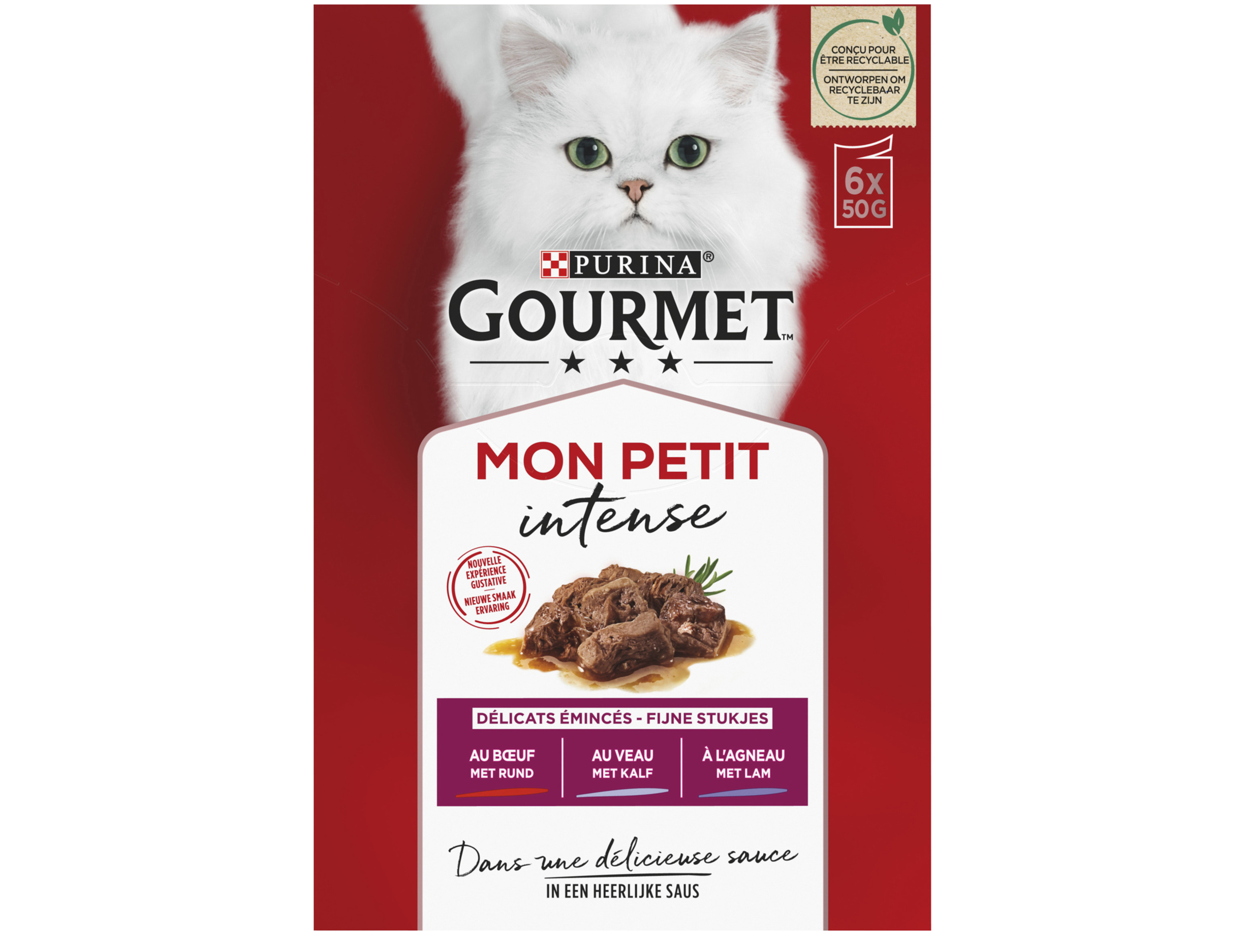 Mon Petit Intense kattenvoer vlees
