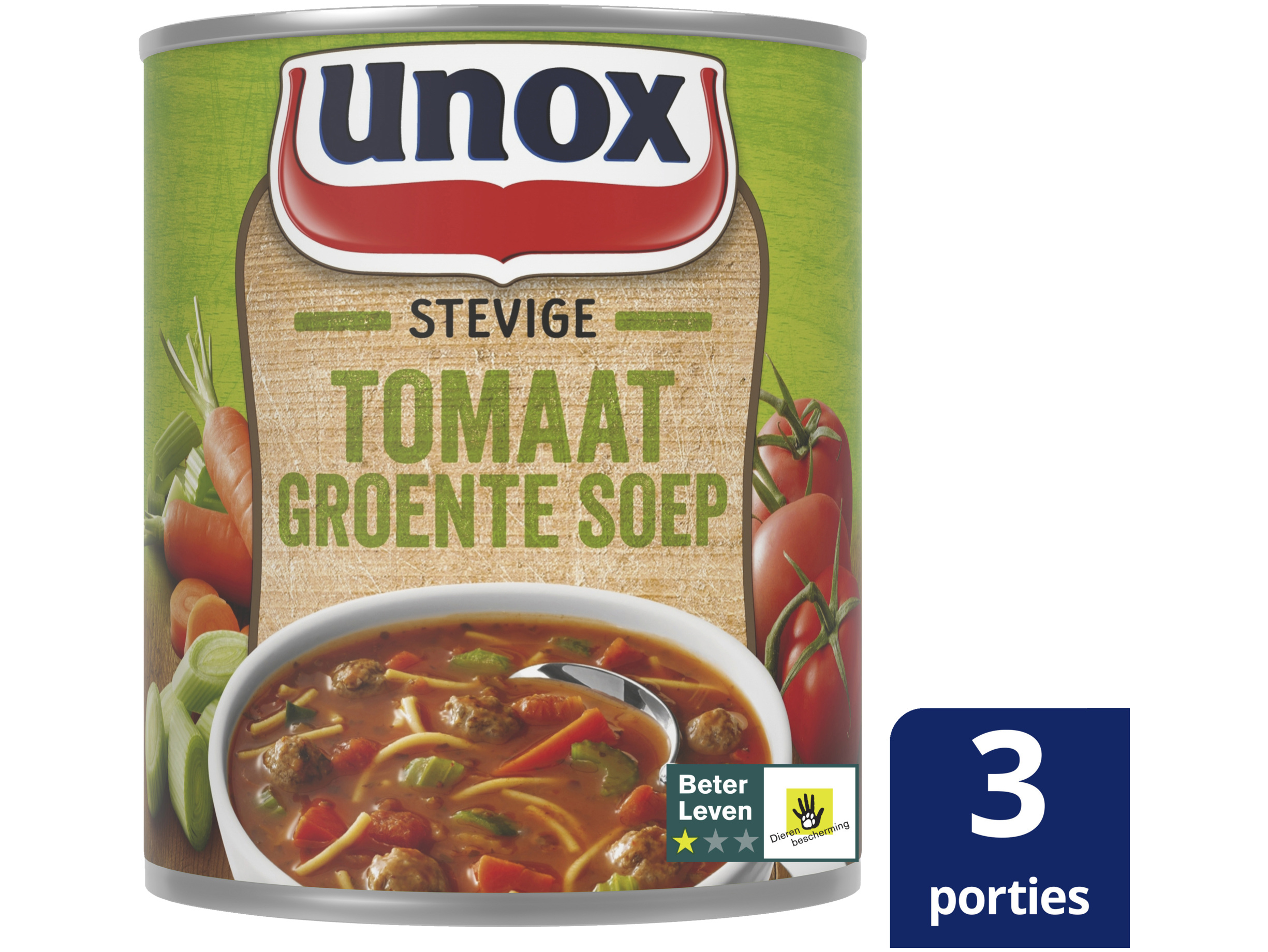 Stevige tomaten groentesoep