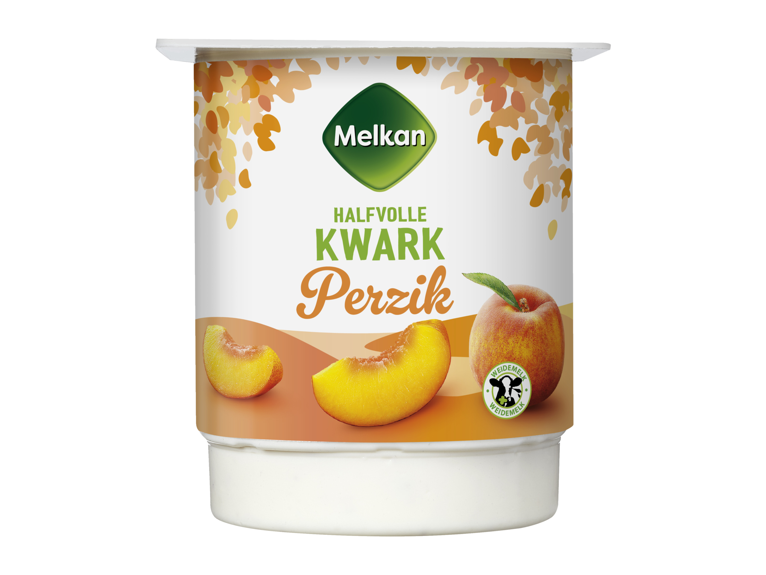 Halfvolle kwark perzik